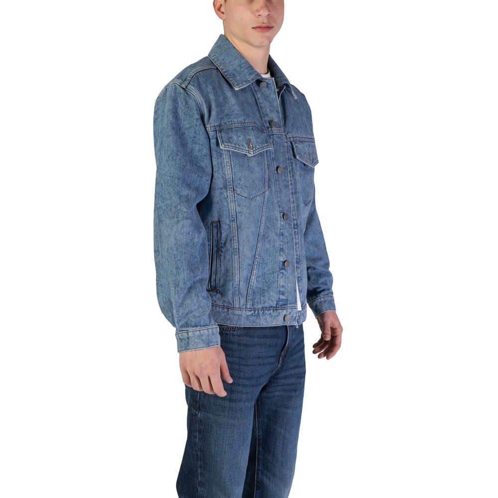 Hugo s Light Blue Cotton Denim Jacket