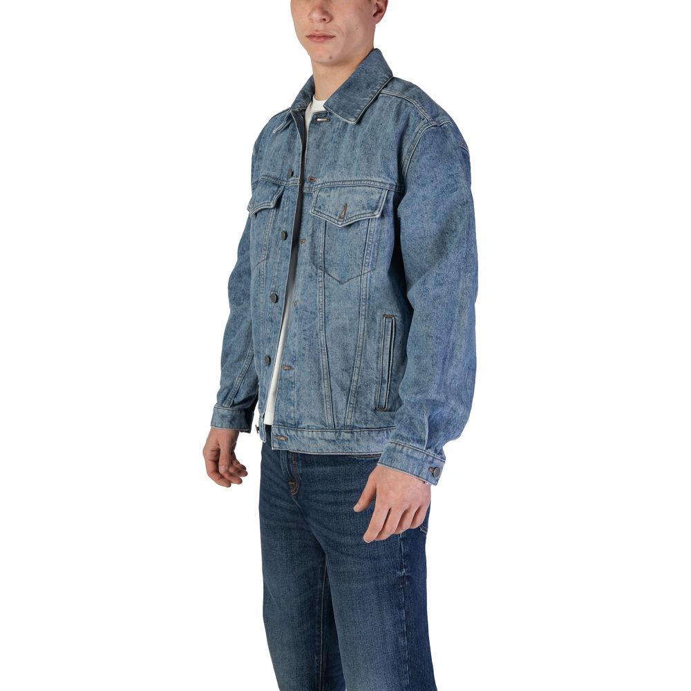 Hugo s Light Blue Cotton Denim Jacket