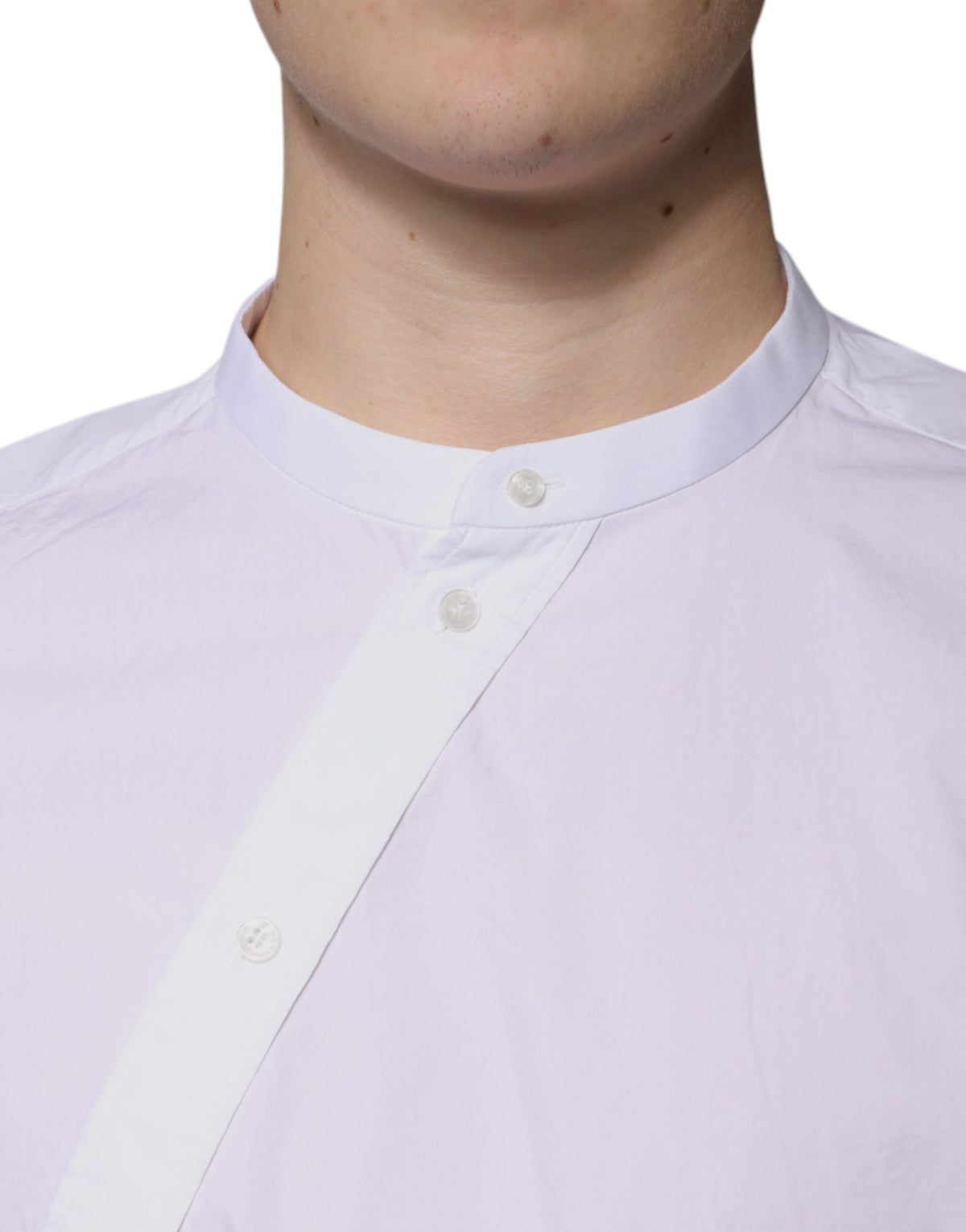 New Dolce & Gabbana White Cotton Slim Fit MARTINI Dress Shirt