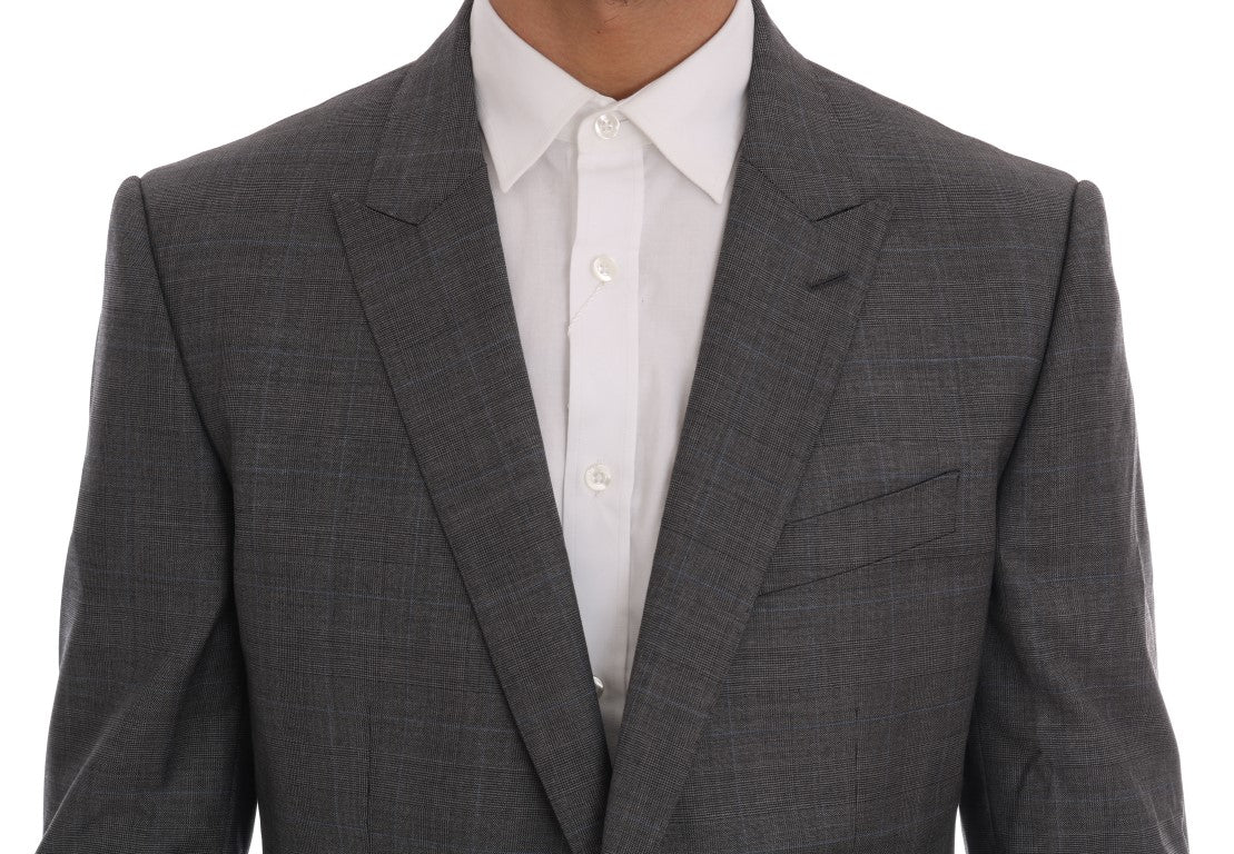 Dolce & Gabbana Gray Wool MARTINI Slim Blazer - PreLoved & Luxe