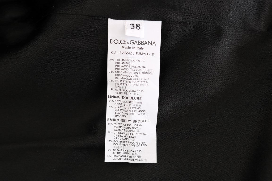 Dolce & Gabbana Black Brocade Blazer Jacket - PreLoved & Luxe