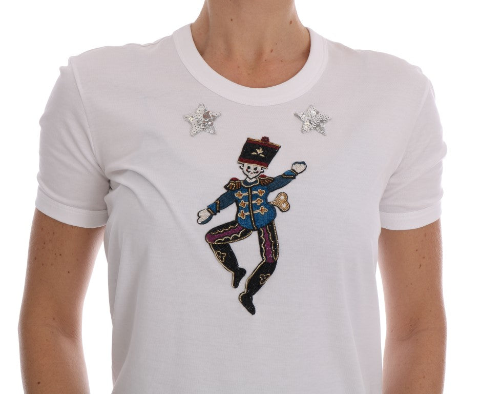 Dolce & Gabbana White Cotton Fairy Tale T-Shirt - PreLoved & Luxe