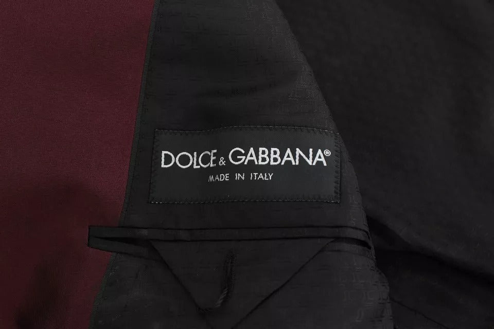 Dolce & Gabbana Multicolor Striped Runway 3 Piece Slim Fit Vest Suit