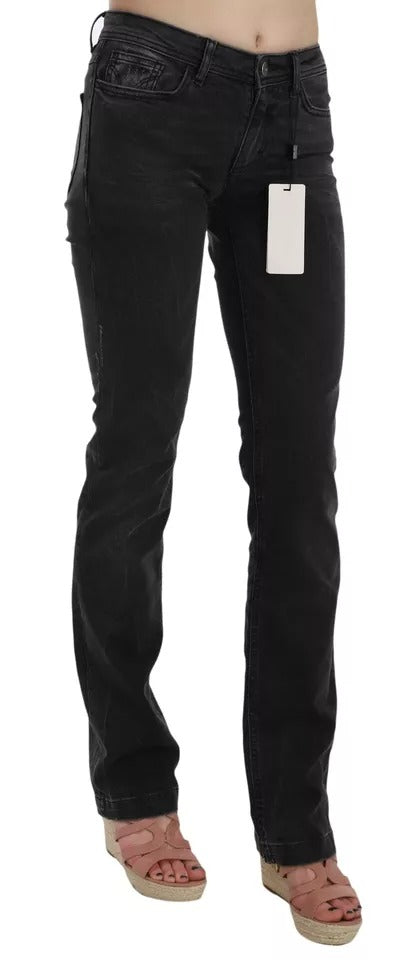 New Dolce & Gabbana Black Slim Fit Cotton Jeans D&G Pants