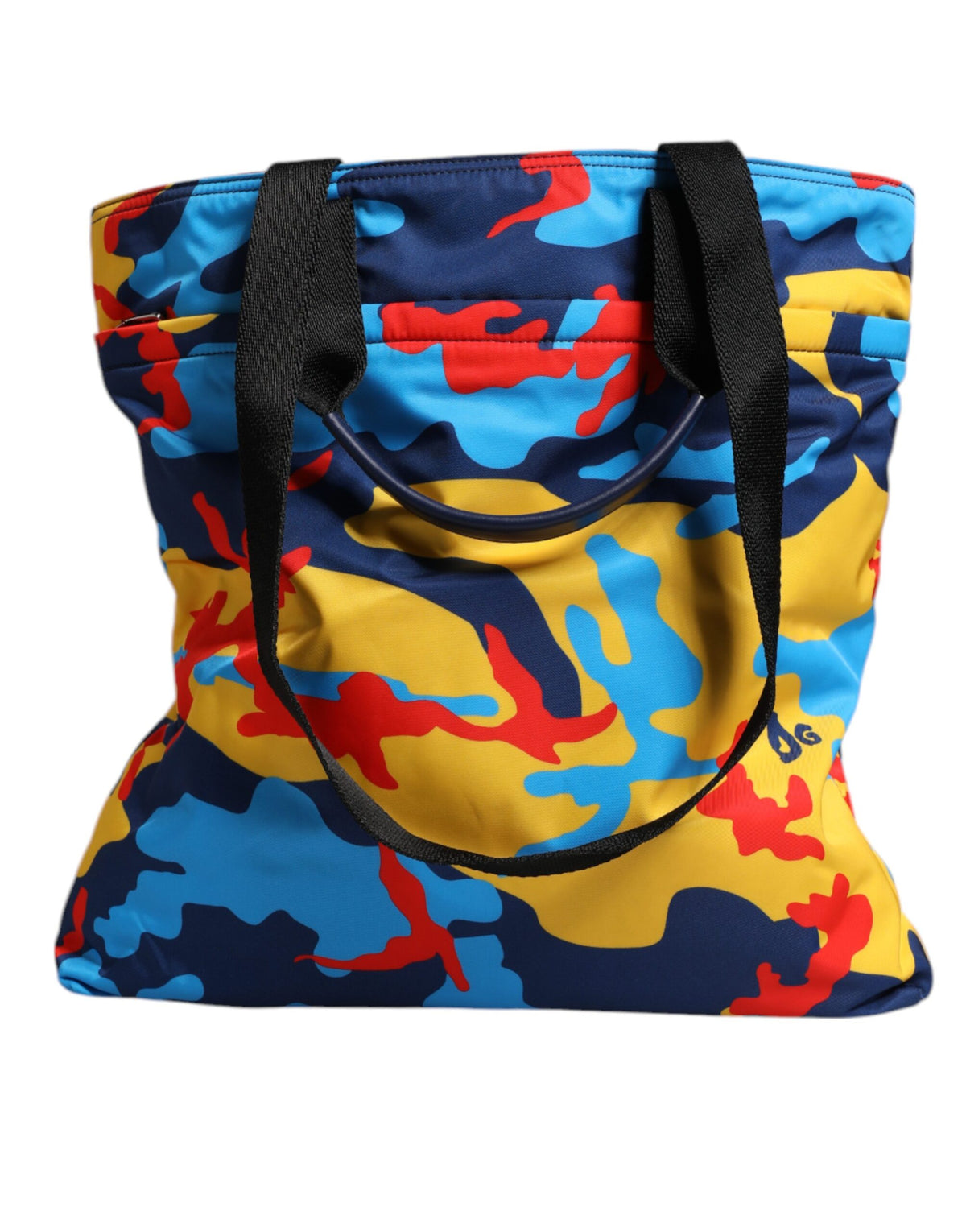 Dolce & Gabbana Camouflage Nylon Shopping Tote Bag