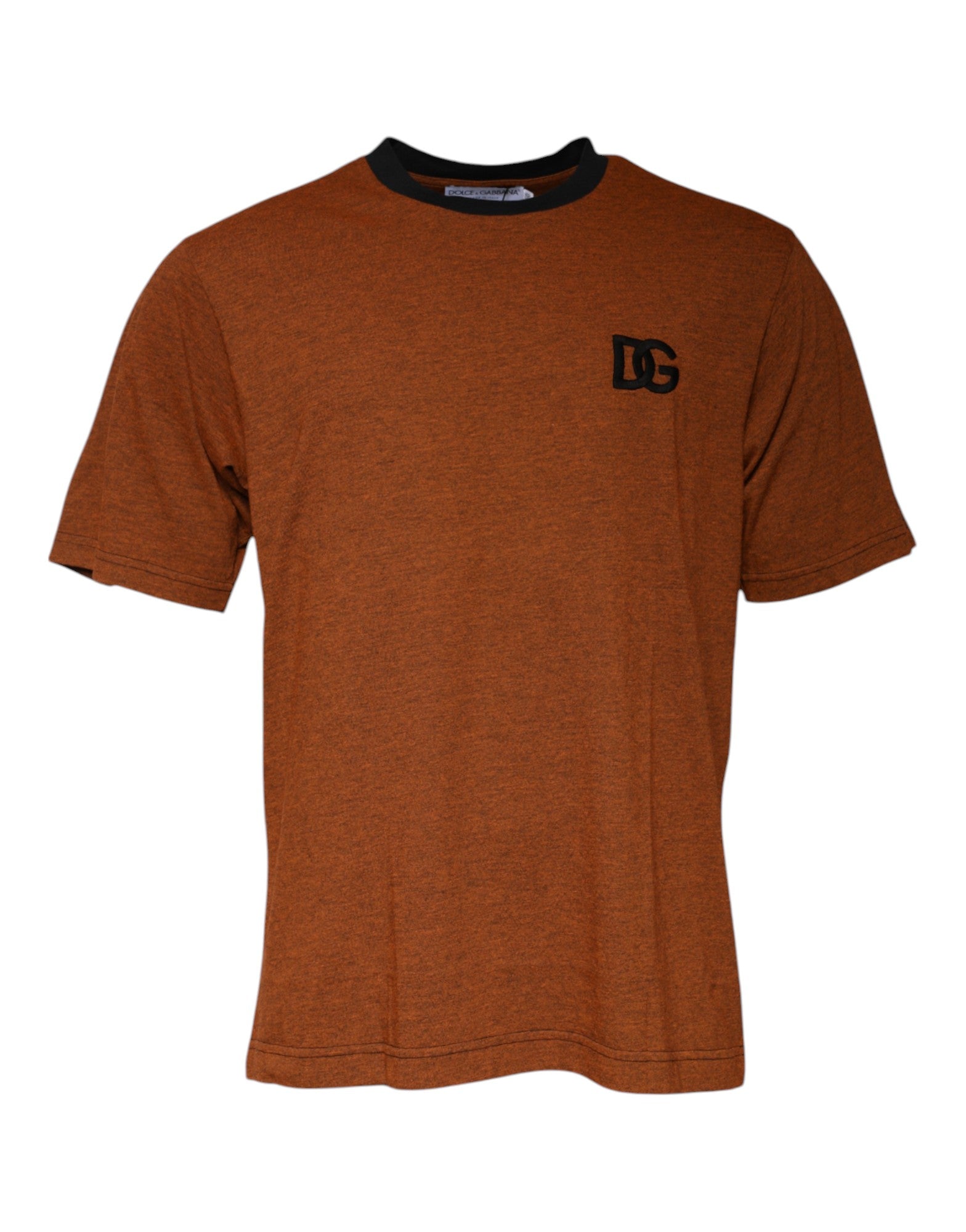 Dolce & Gabbana Brown DG Logo Crew Neck T-shirt