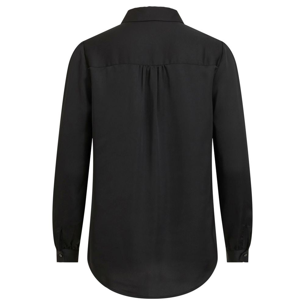 Vila Clothes Black Blouse