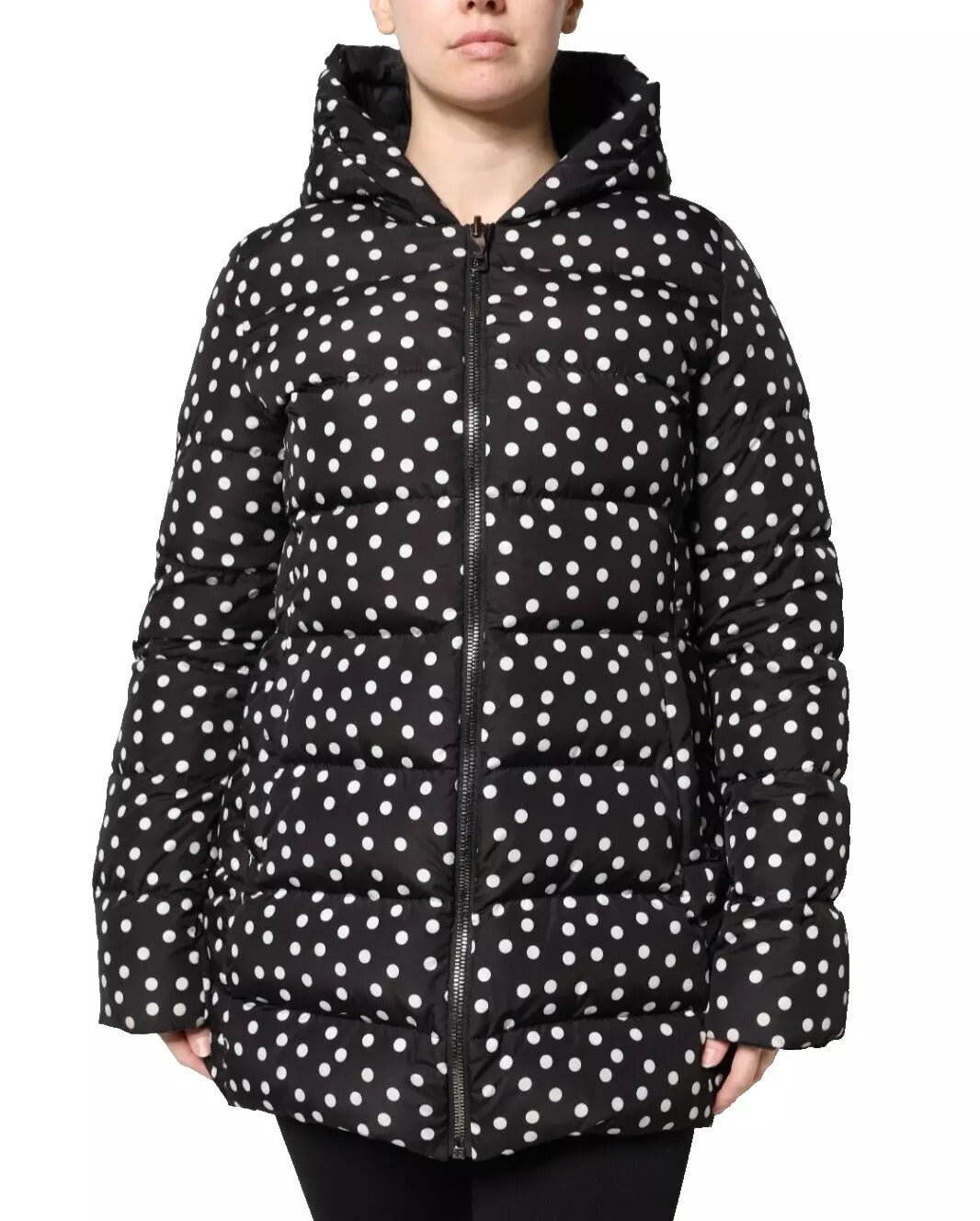 Dolce & Gabbana Black Hooded Reversible Jacket