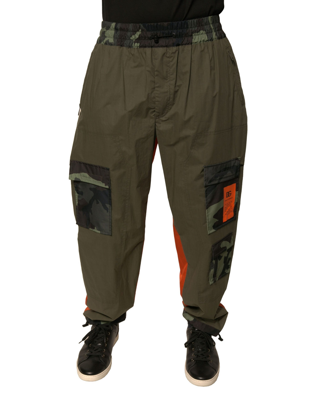 New Dolce & Gabbana Camouflage Jogger Cargo Pants