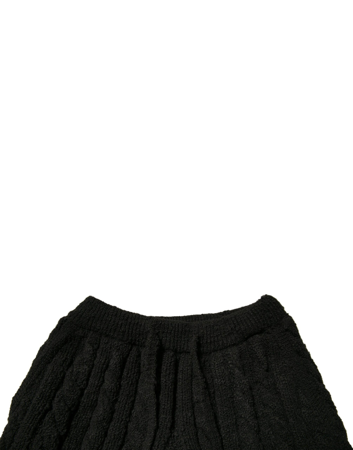 New Dolce & Gabbana Black Wool Knitted Skinny Pants