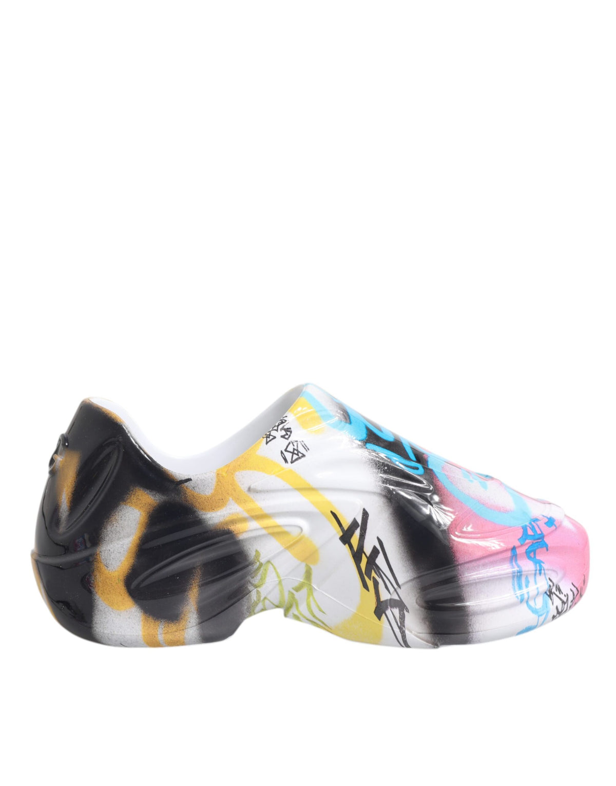 New Dolce & Gabbana Multicolor Graffiti Daymaster Sneakers Shoes