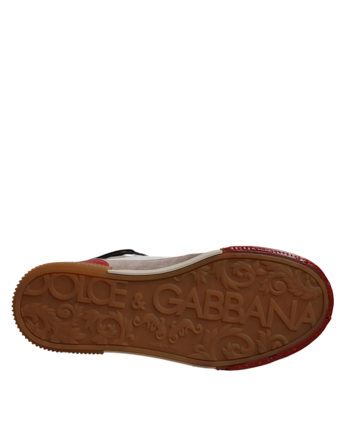 New Dolce & Gabbana Leather High Top Sneakers Shoes