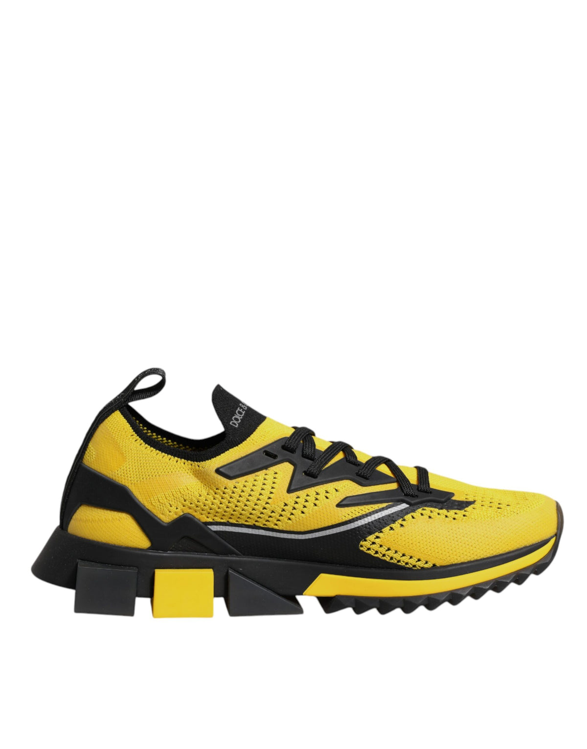 New Dolce & Gabbana Yellow SORRENTO Sport Stretch Sneakers Shoes