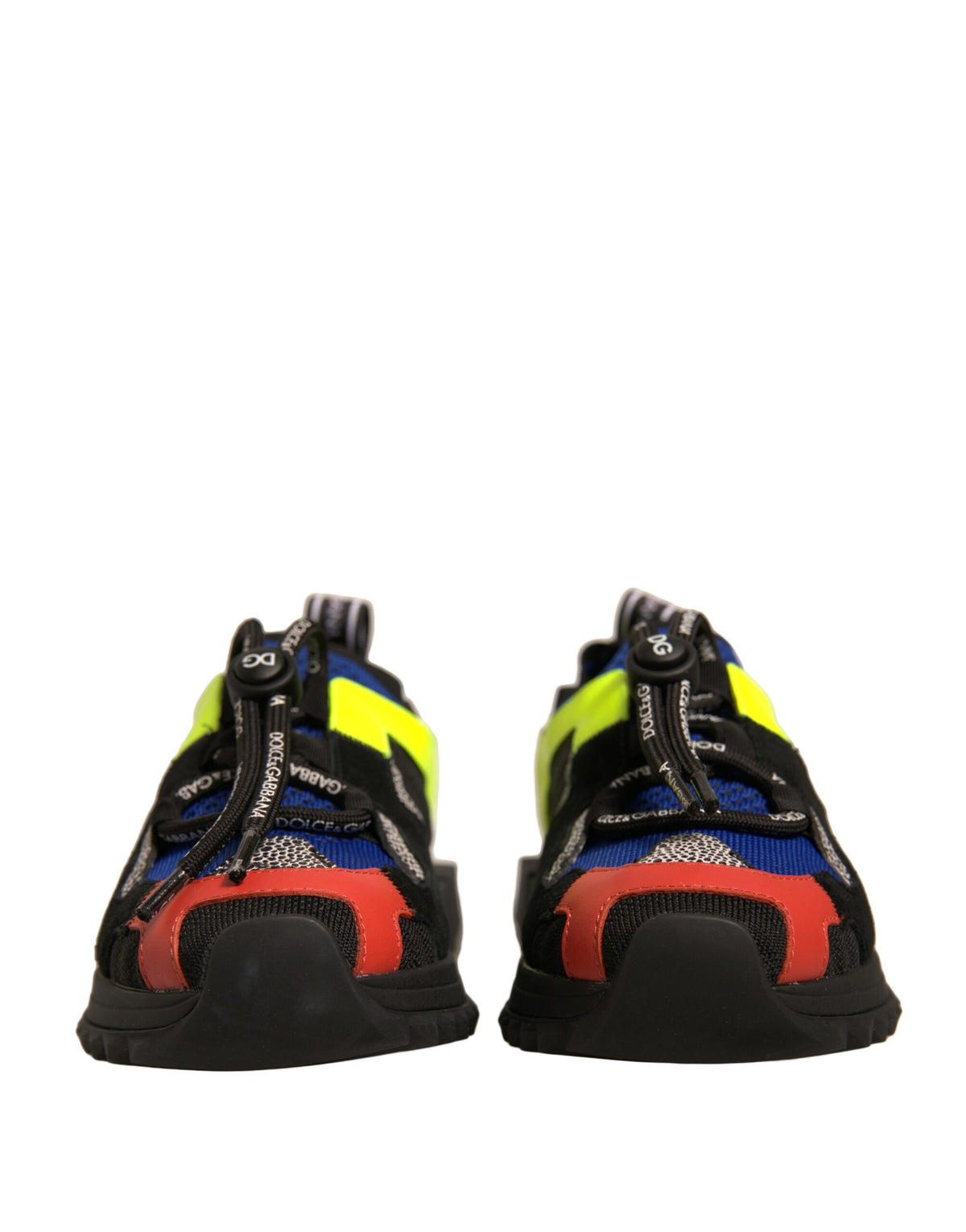 New Dolce & Gabbana Multicolor Low Top Sorrento Sneakers Shoes