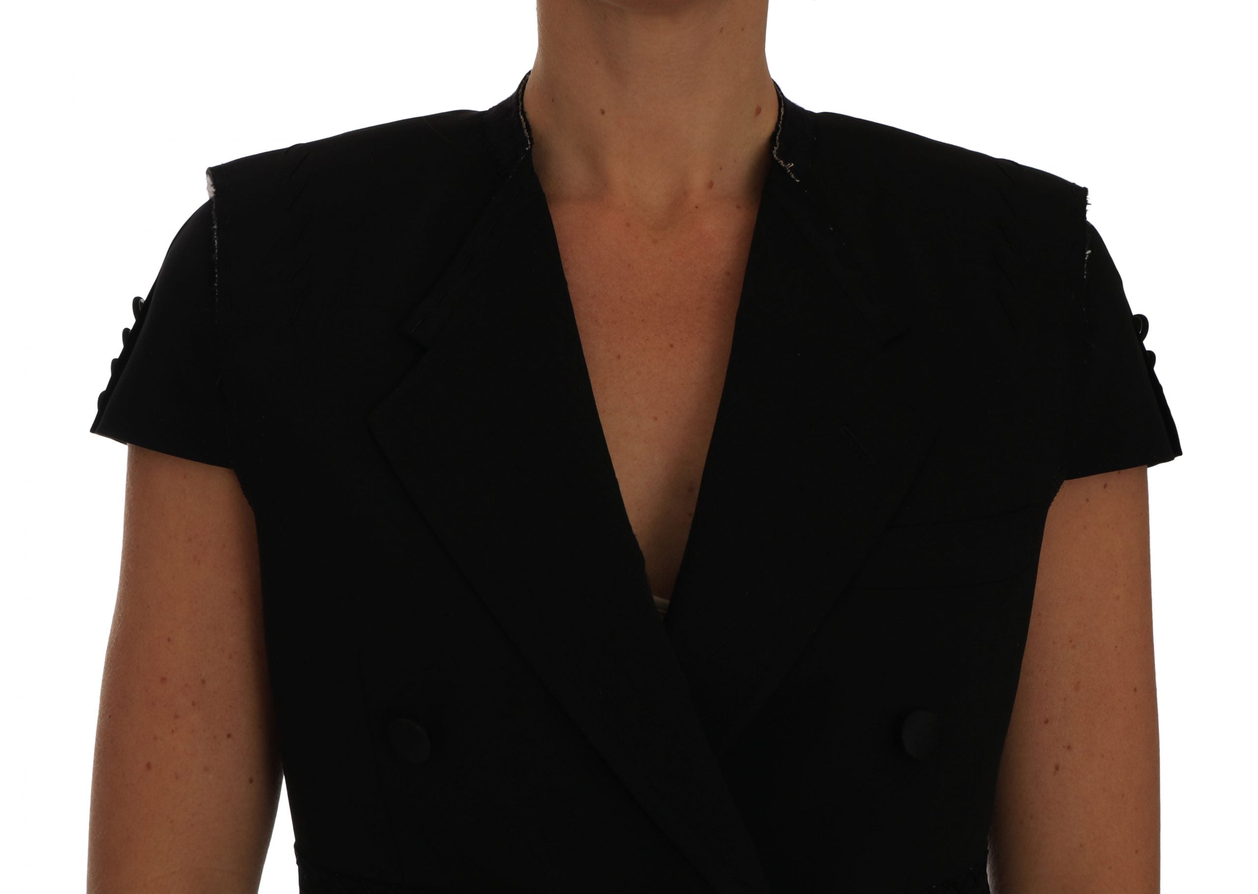 Dolce & Gabbana Black Short Croped Blazer Jacket - PreLoved & Luxe