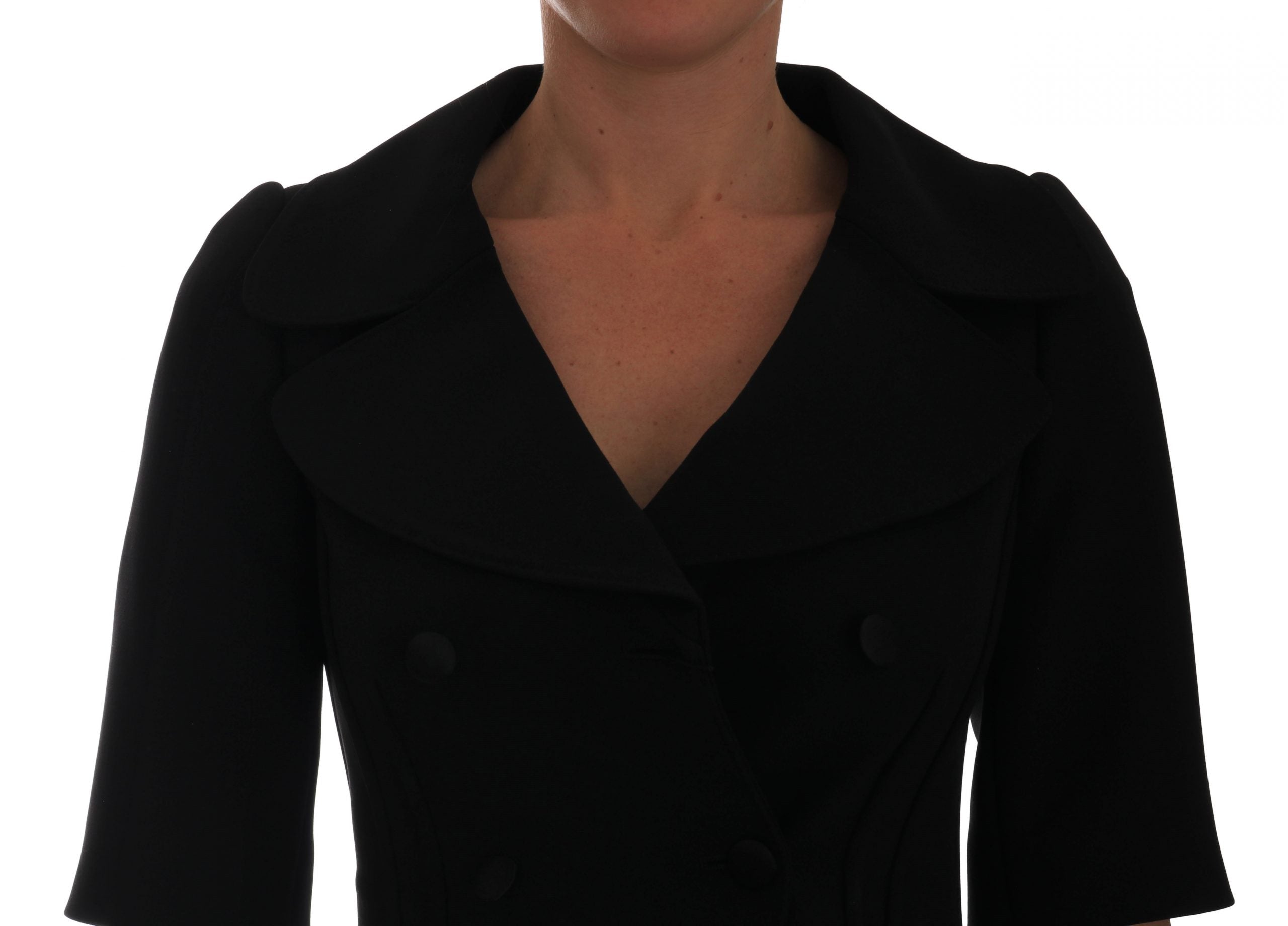 Dolce & Gabbana Black Short Croped Jacket Blazer - PreLoved & Luxe