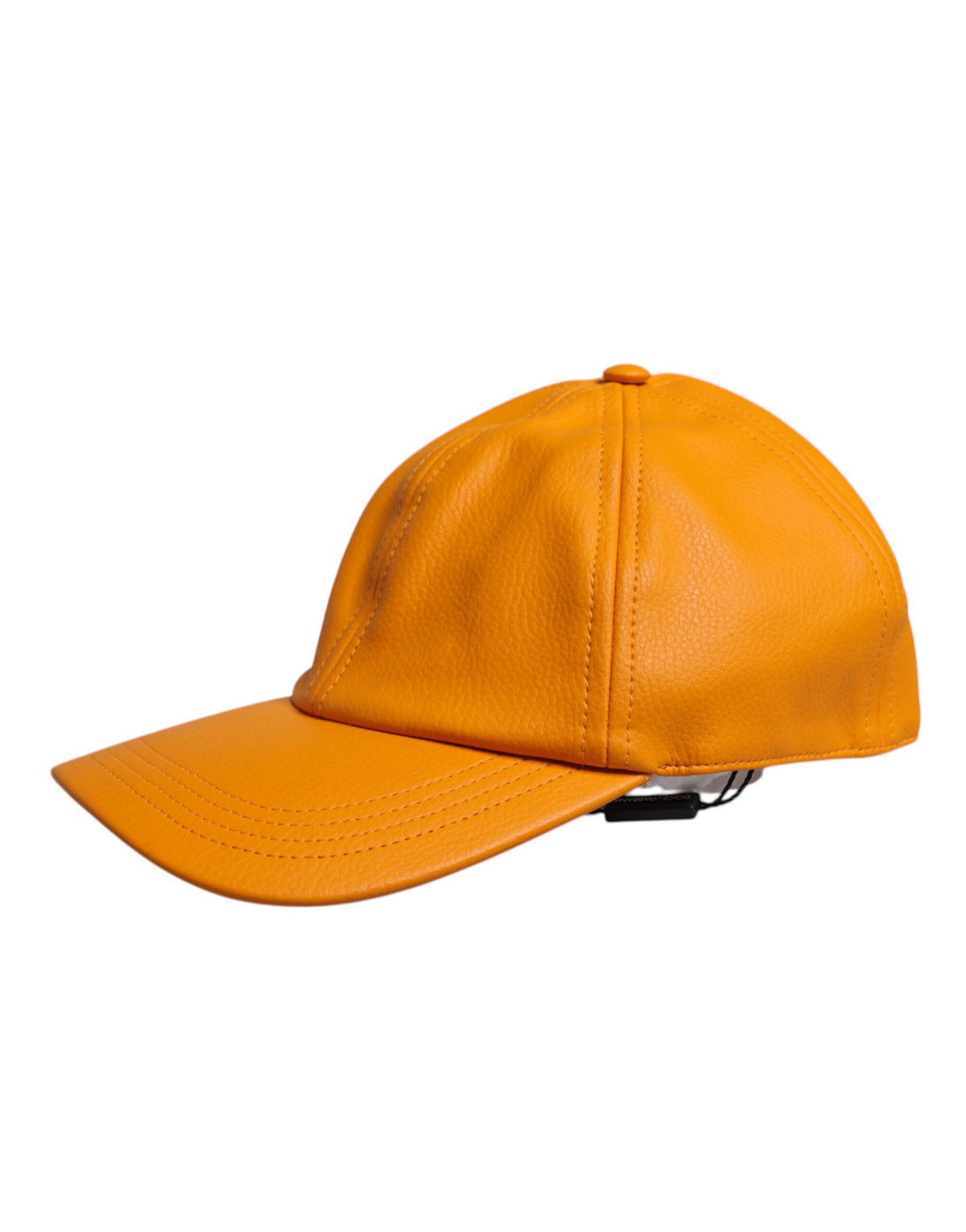 New Dolce & Gabbana Orange Cotton 6 Panels Baseball Cap
