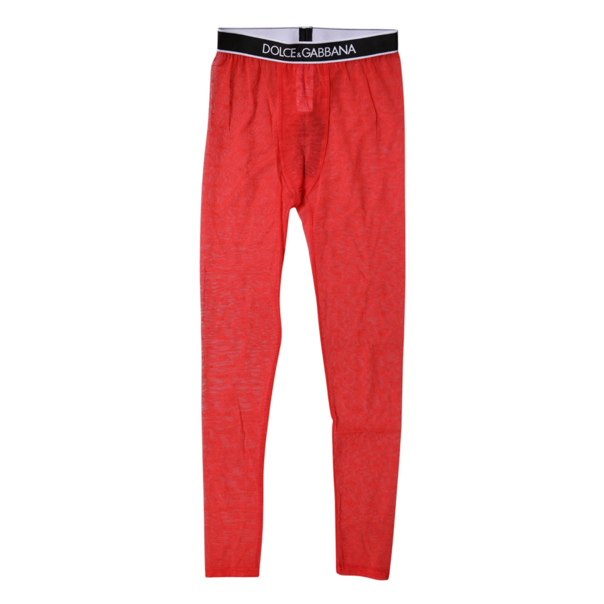 New Dolce & Gabbana Red Logo Lace Lingerie Tight Pants Underwear