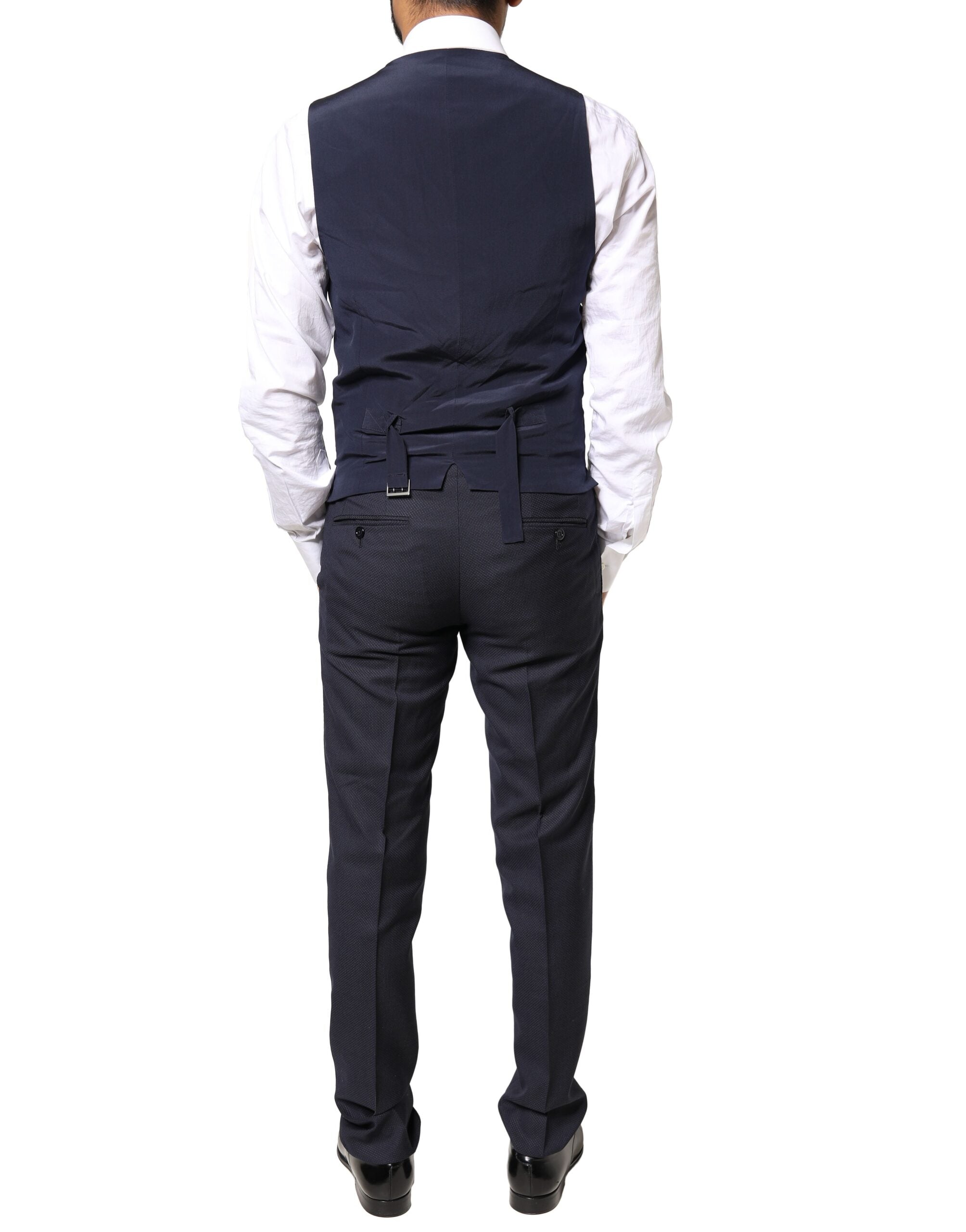 Dolce & Gabbana Dark Gray Fantasy MARTINI 3 Piece Formal Suit