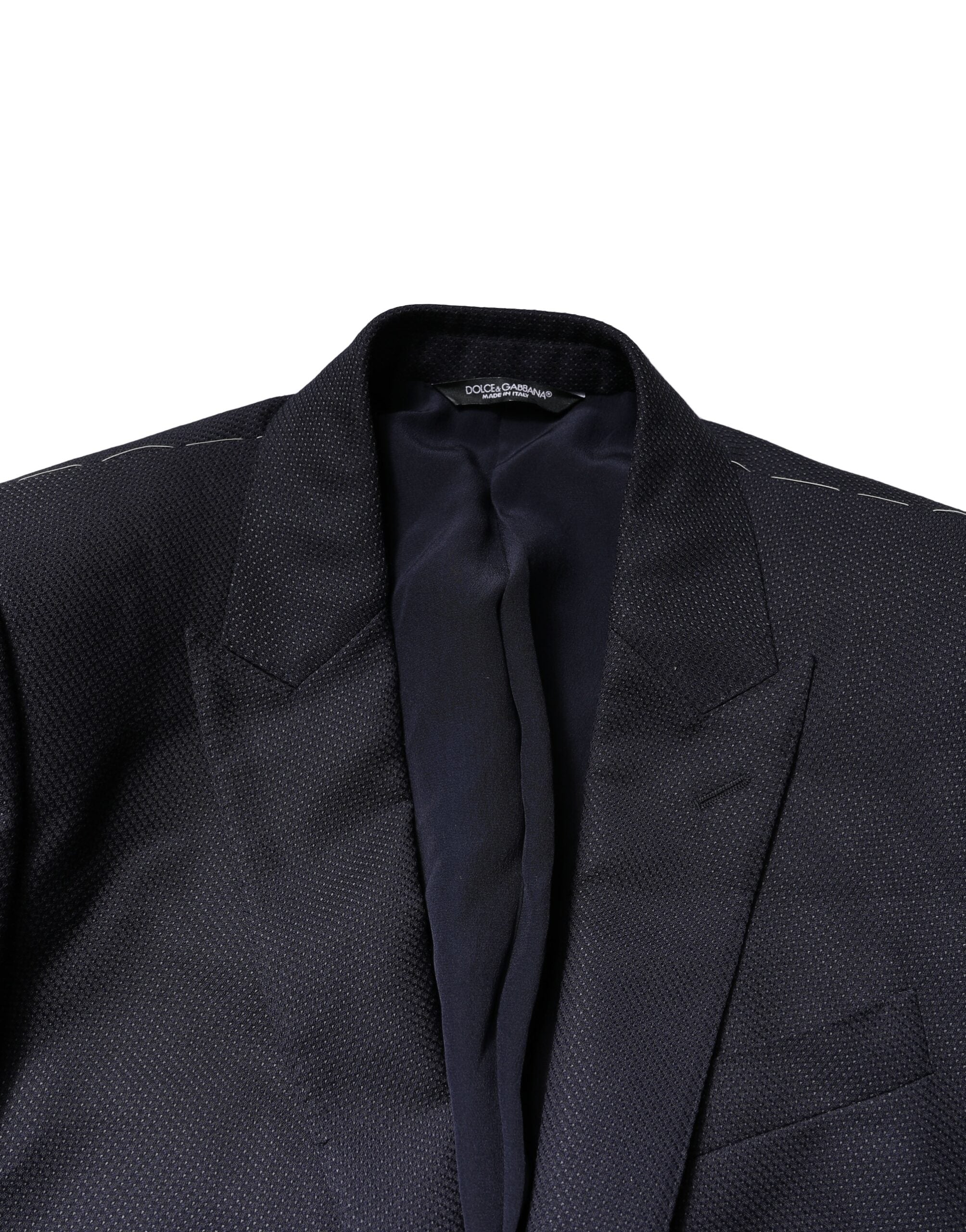 Dolce & Gabbana Dark Gray Fantasy MARTINI 3 Piece Formal Suit