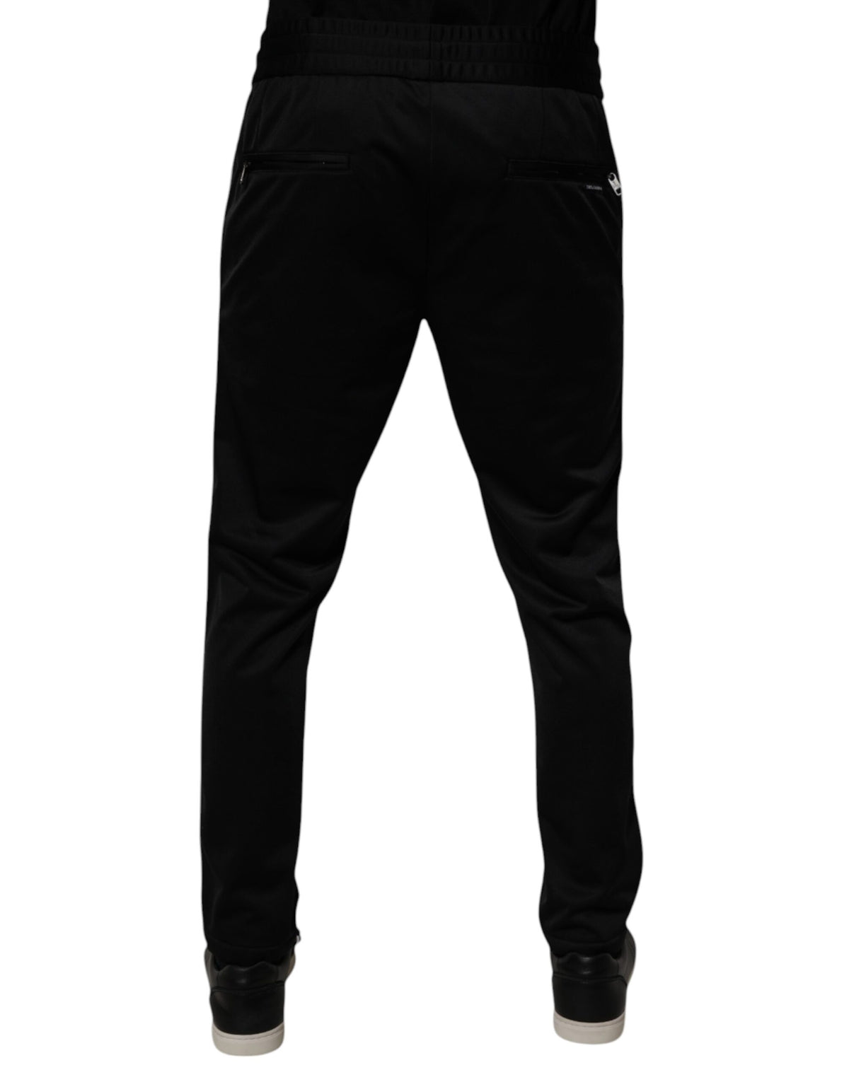 New Dolce & Gabbana Black Men Jogger Sweatpants Pants