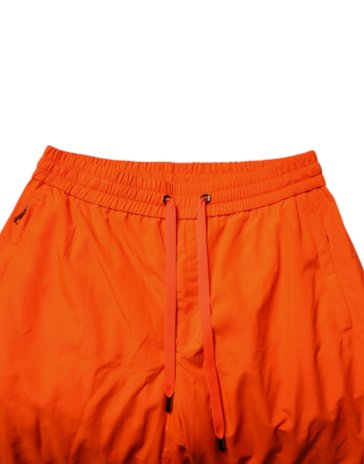 New Dolce & Gabbana Orange Men Jogger Sweatpants Pants