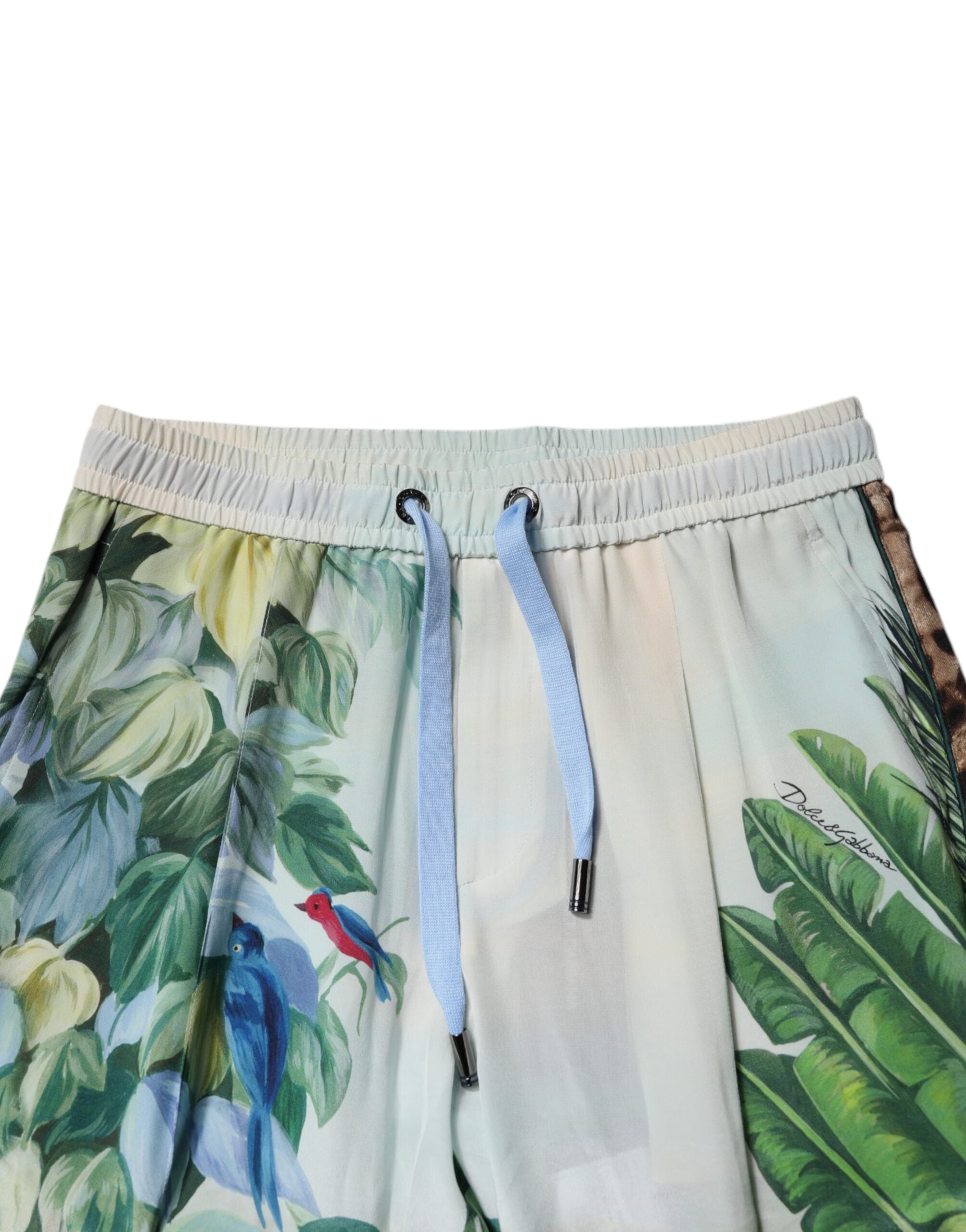 New Dolce & Gabbana Tropical Jogger Sweatpants Pants