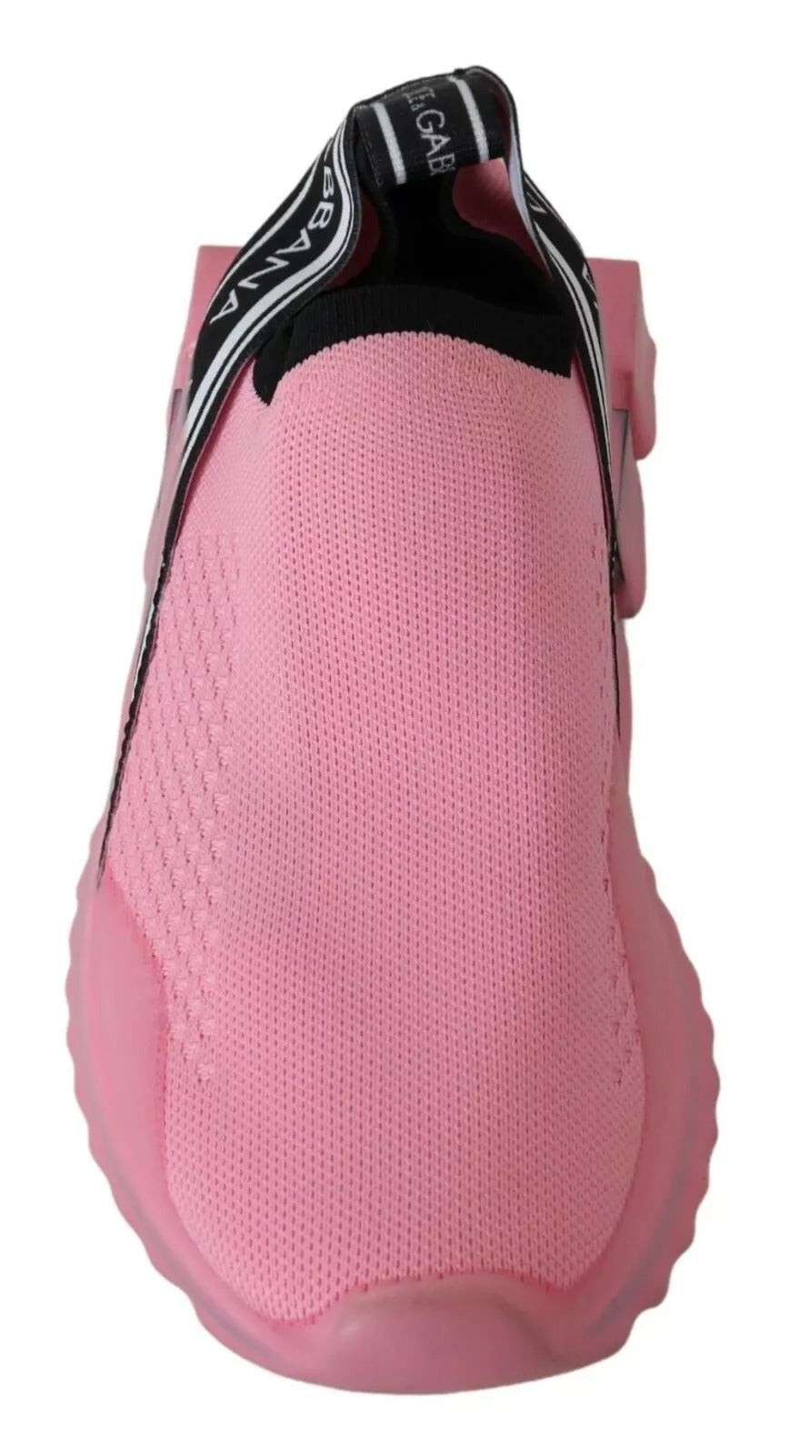 New Dolce & Gabbana Pink Low Top Sorrento Sneakers Slip On Casual Shoes