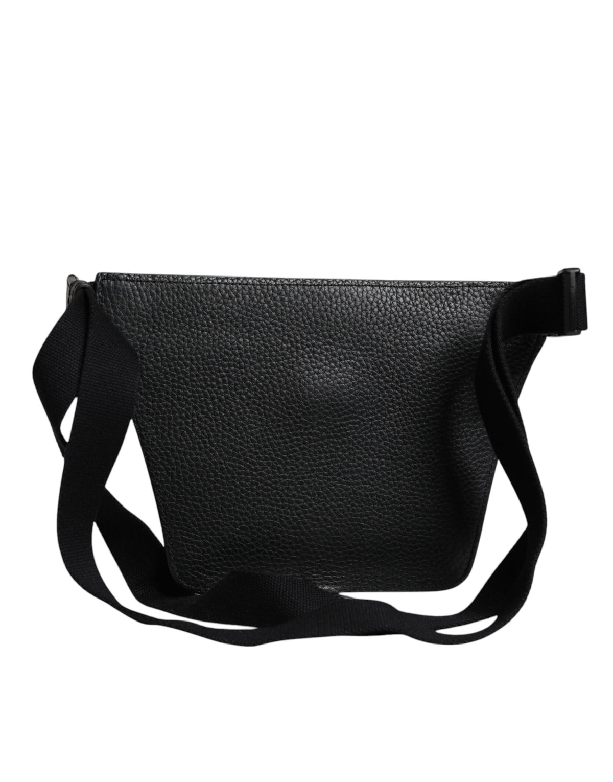 Dolce & Gabbana Black Calfskin Logo Plaque Belt Waist Men Fanny Pack Bag, new with tags – image 3 of 6