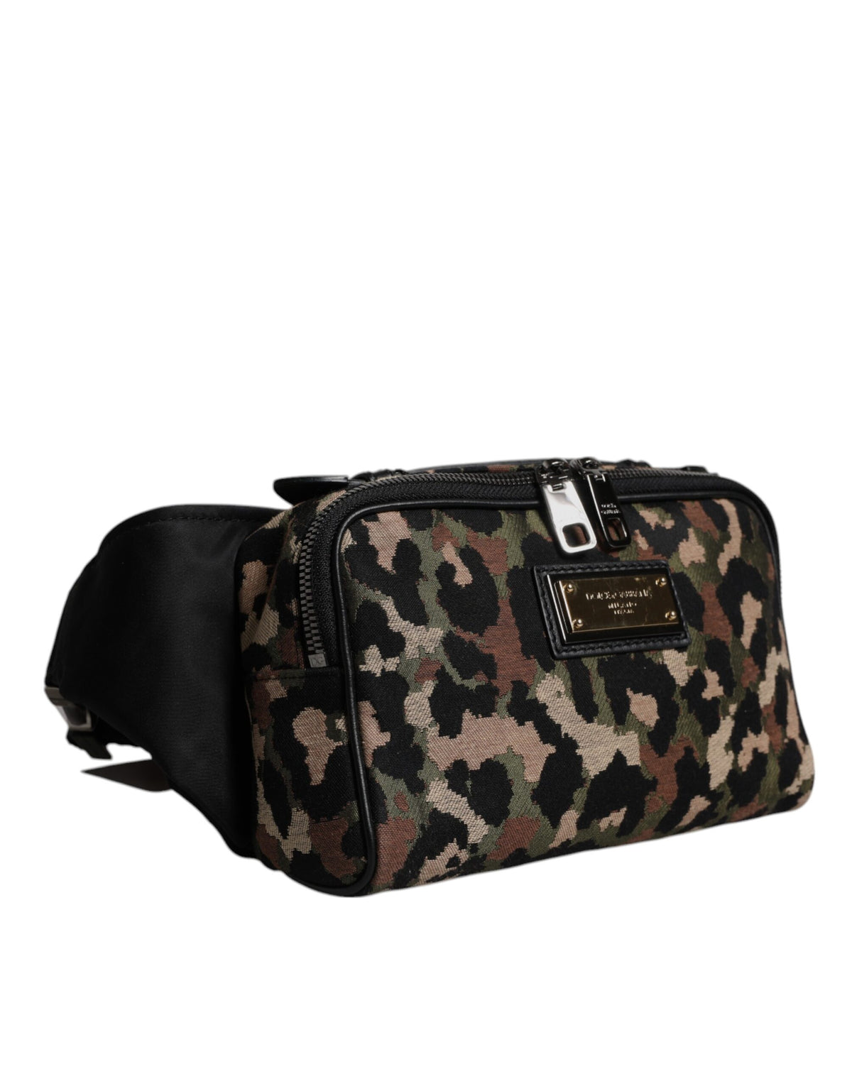 Dolce & Gabbana Multicolor Leopard DG Logo Belt Waist Fanny Pack Bag, new with tags – image 2 of 6