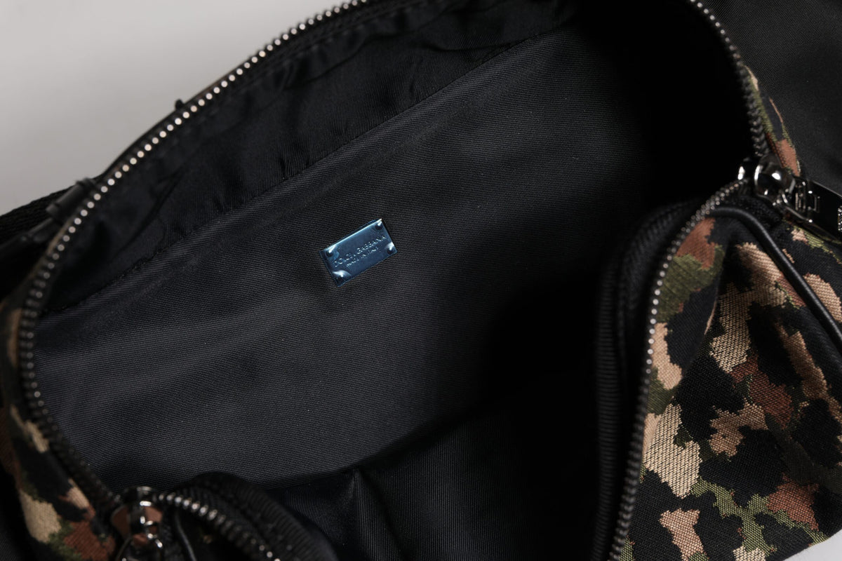 Dolce & Gabbana Multicolor Leopard DG Logo Belt Waist Fanny Pack Bag, new with tags – image 6 of 6