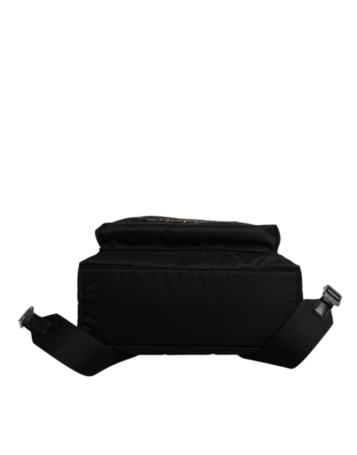 New Dolce & Gabbana Black Nylon #DGFAMILY Embellished Backpack VULCANO Bag