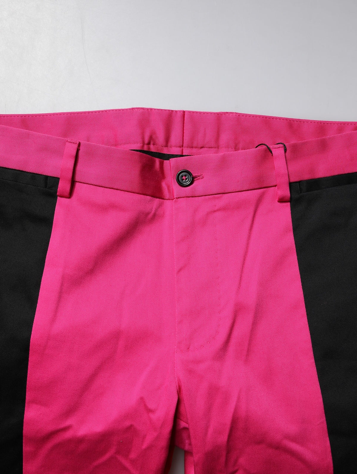 New Dolce & Gabbana Pink Black Stripe Slim Fit Men Dress Pants