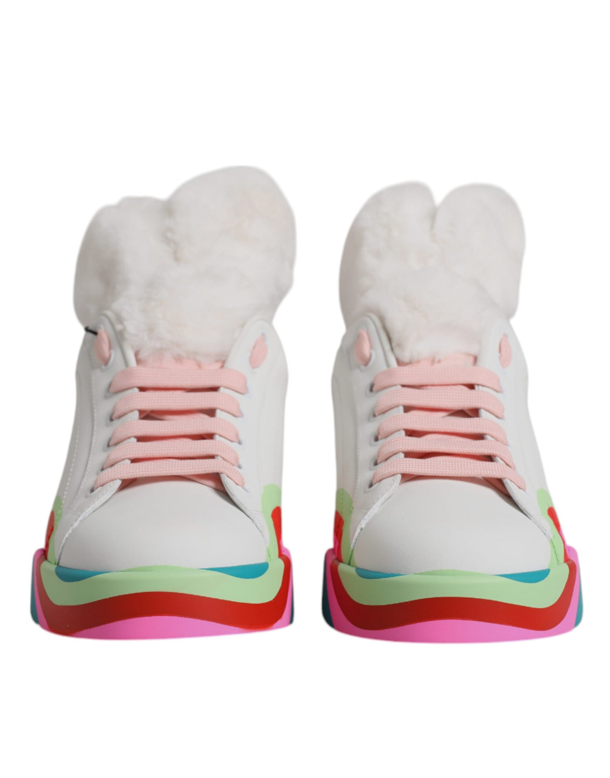 New Dolce & Gabbana Multicolor Low Top Trainers Sneakers Shoes