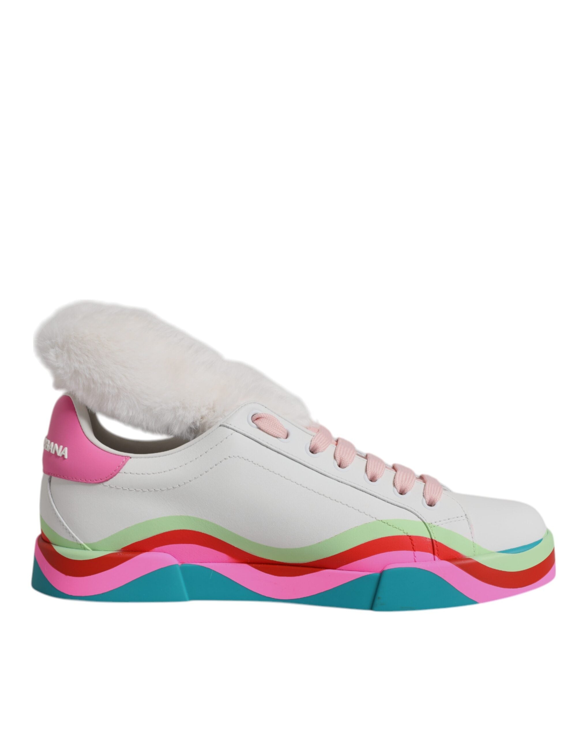 New Dolce & Gabbana Multicolor Low Top Trainers Sneakers Shoes