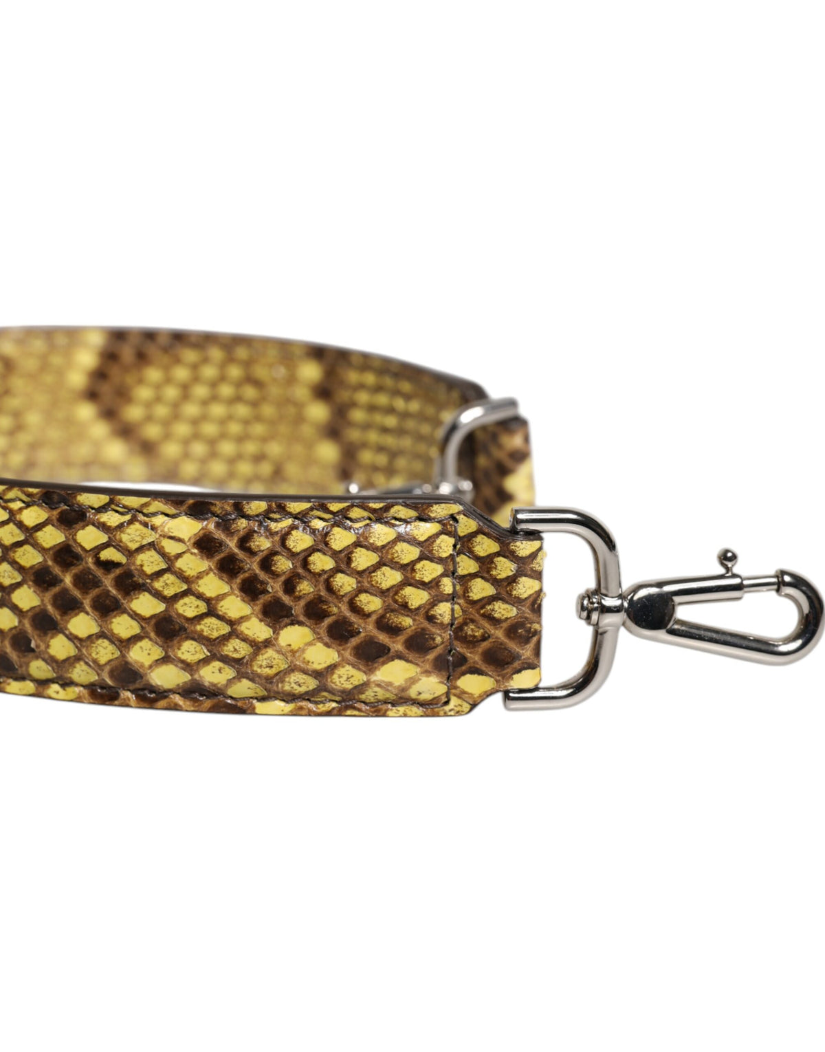 Dolce & Gabbana Yellow Exotic Leather Bag Shoulder Strap, new with tags – image 2 of 4