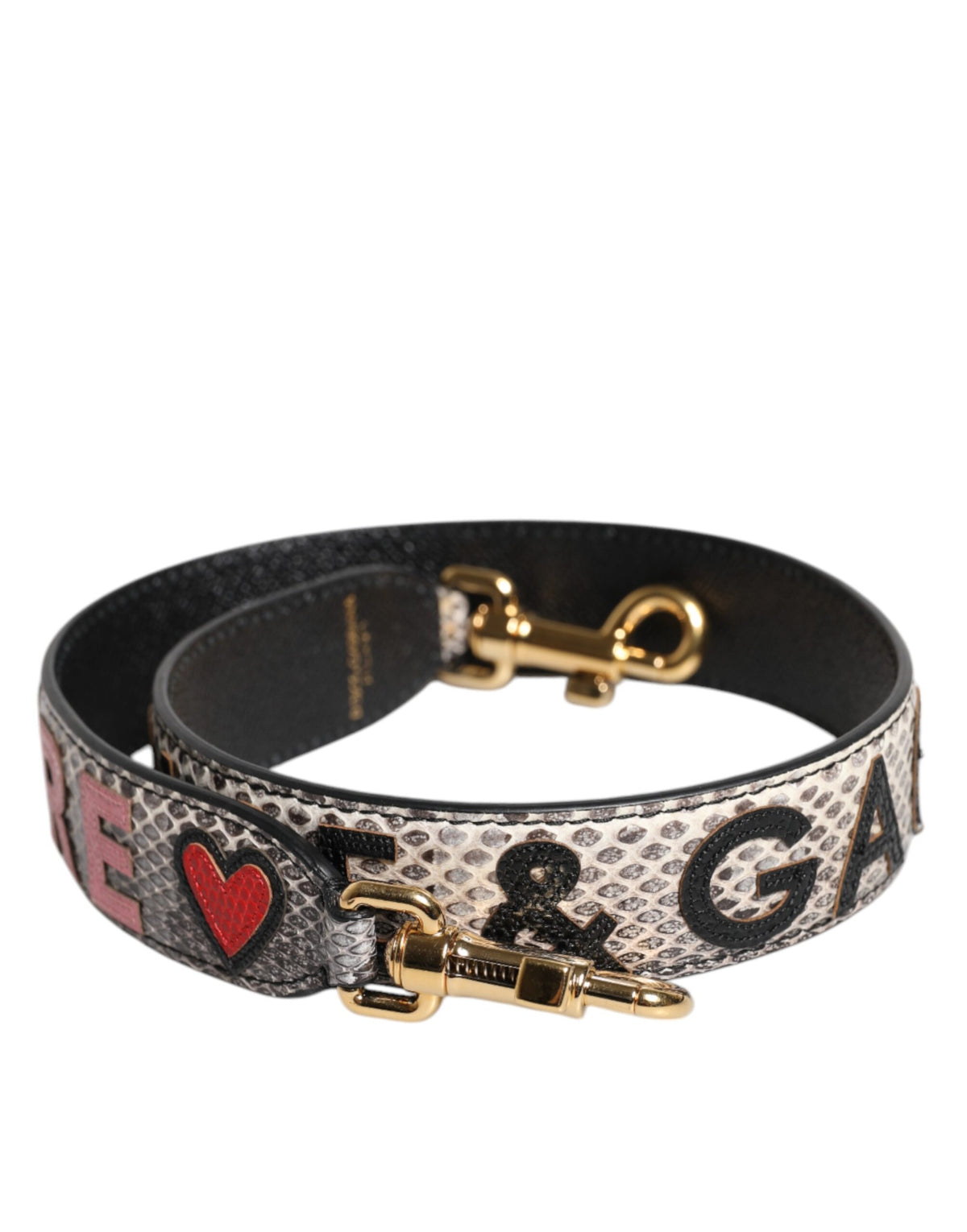 Dolce & Gabbana Multicolor DG AMORE Patch Bag Shoulder Strap, new with tags – image 1 of 5