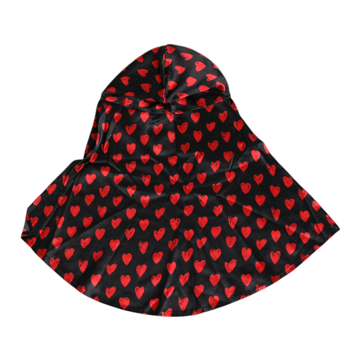New Dolce & Gabbana Black Red Hearts Hat
