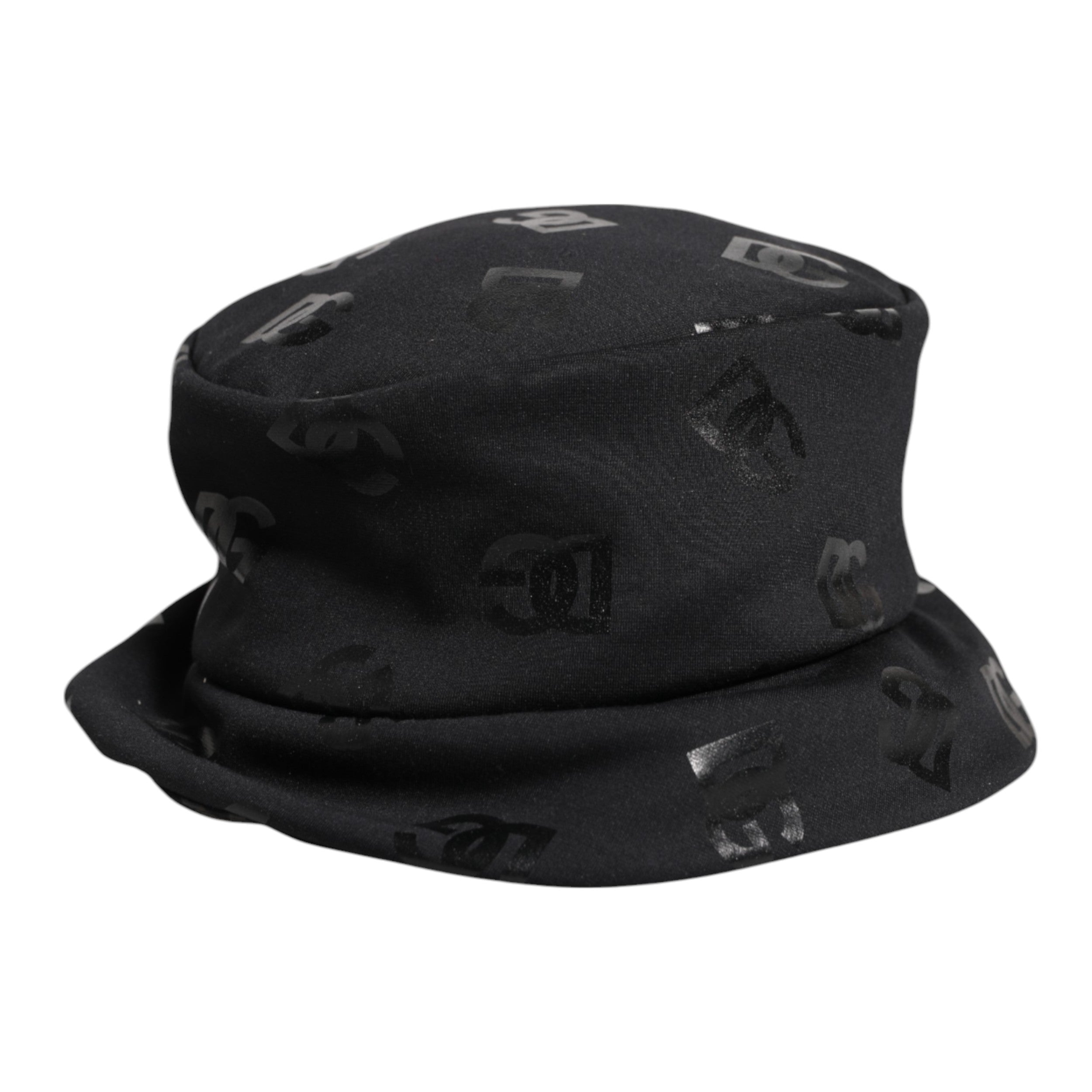 Dolce & Gabbana Black DG Monogram Jacquard Bucket Hat