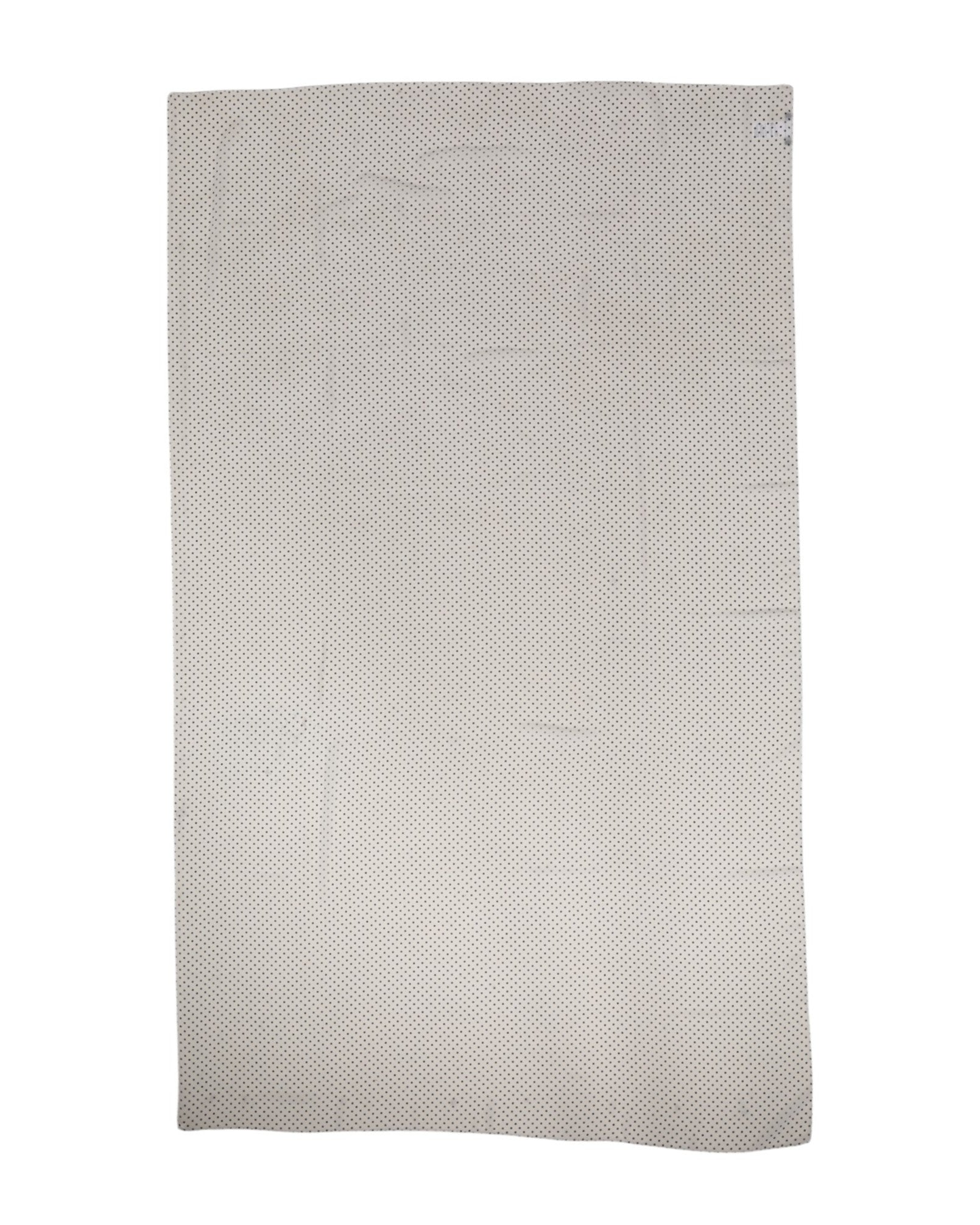 New Dolce & Gabbana White Polka Dots Polyester Wrap Shawl Scarf
