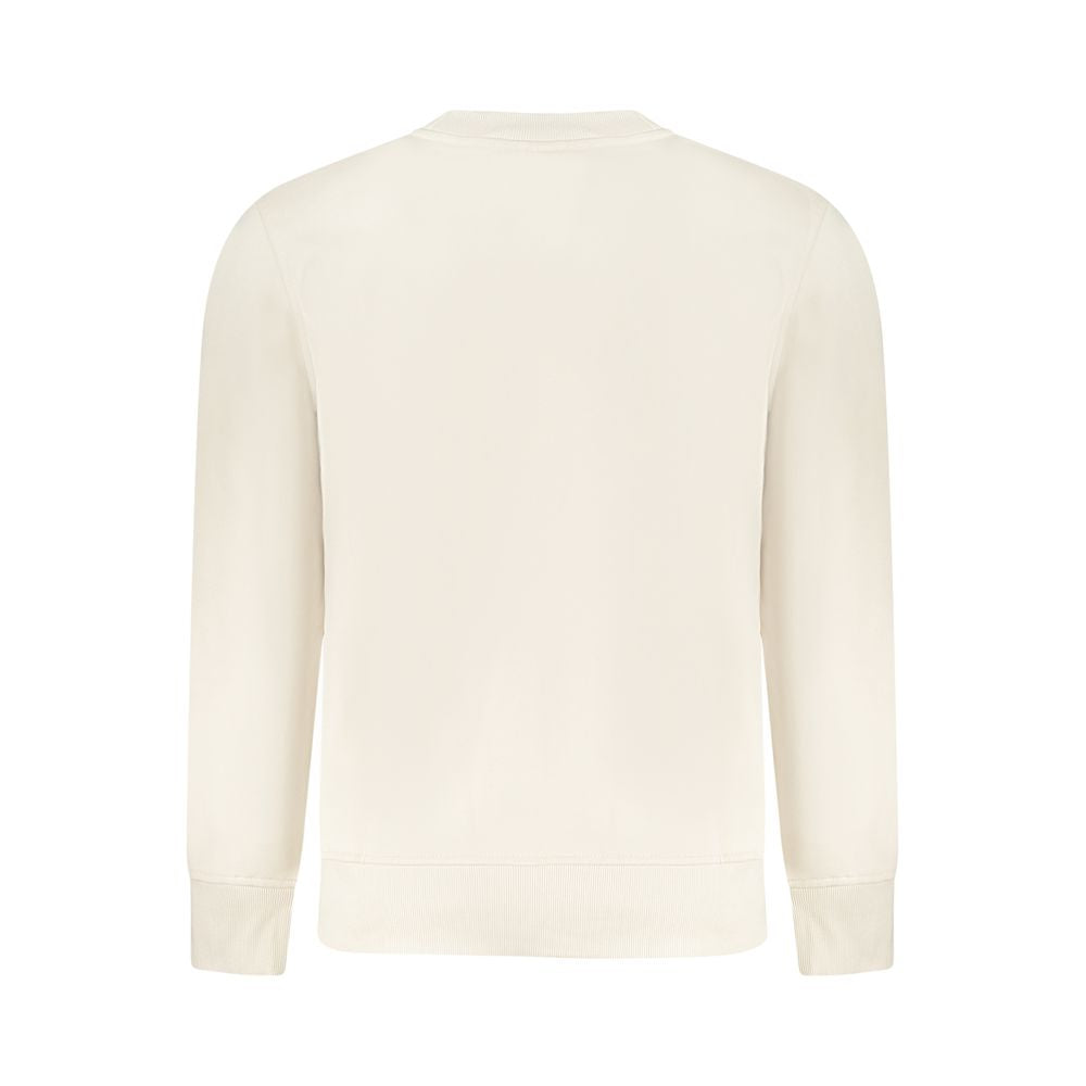 New Calvin Klein Beige Cotton Men's Sweatshirt