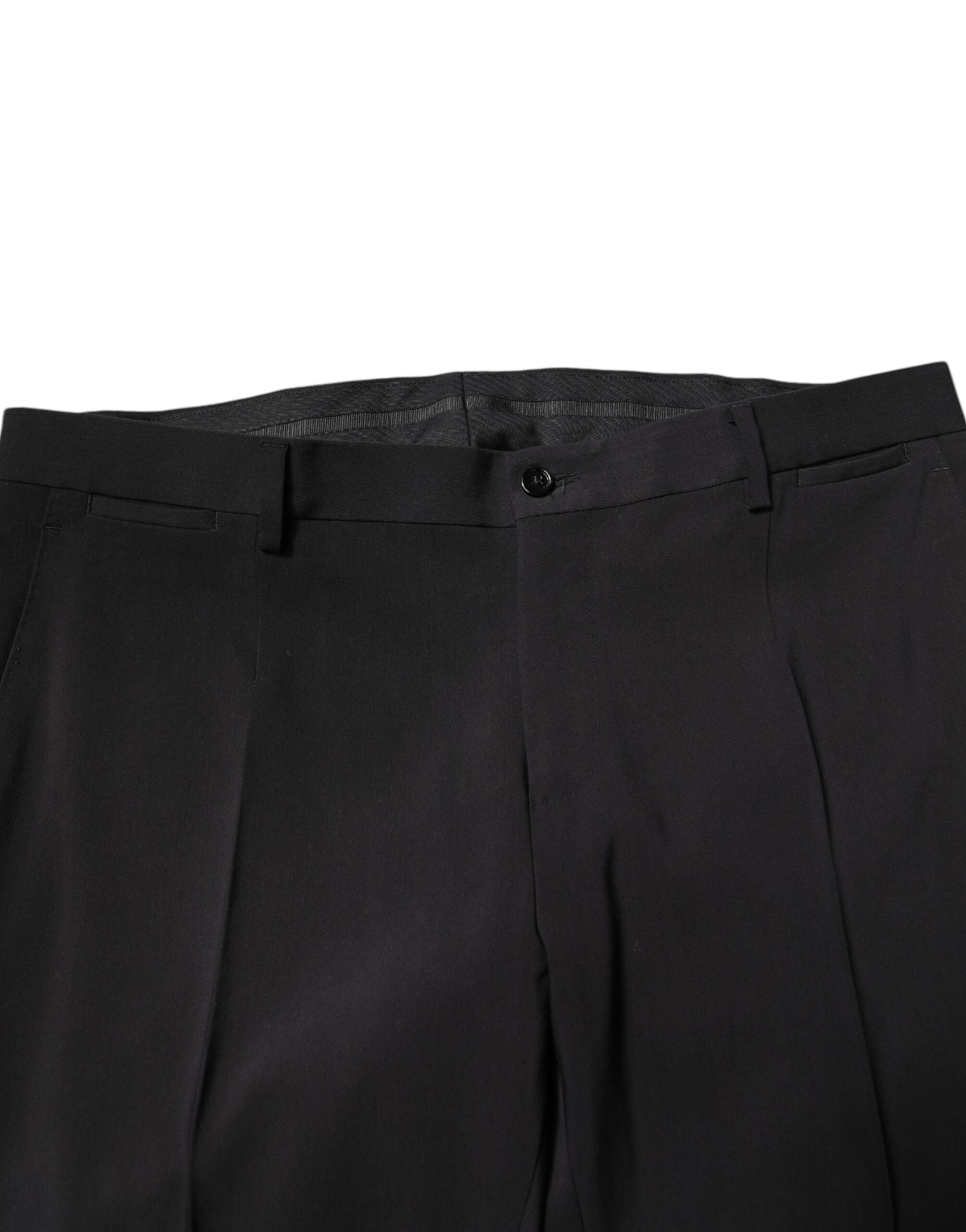 Pre-Owned Dolce & Gabbana Black Cotton Single Breasted 2 Piece Suit