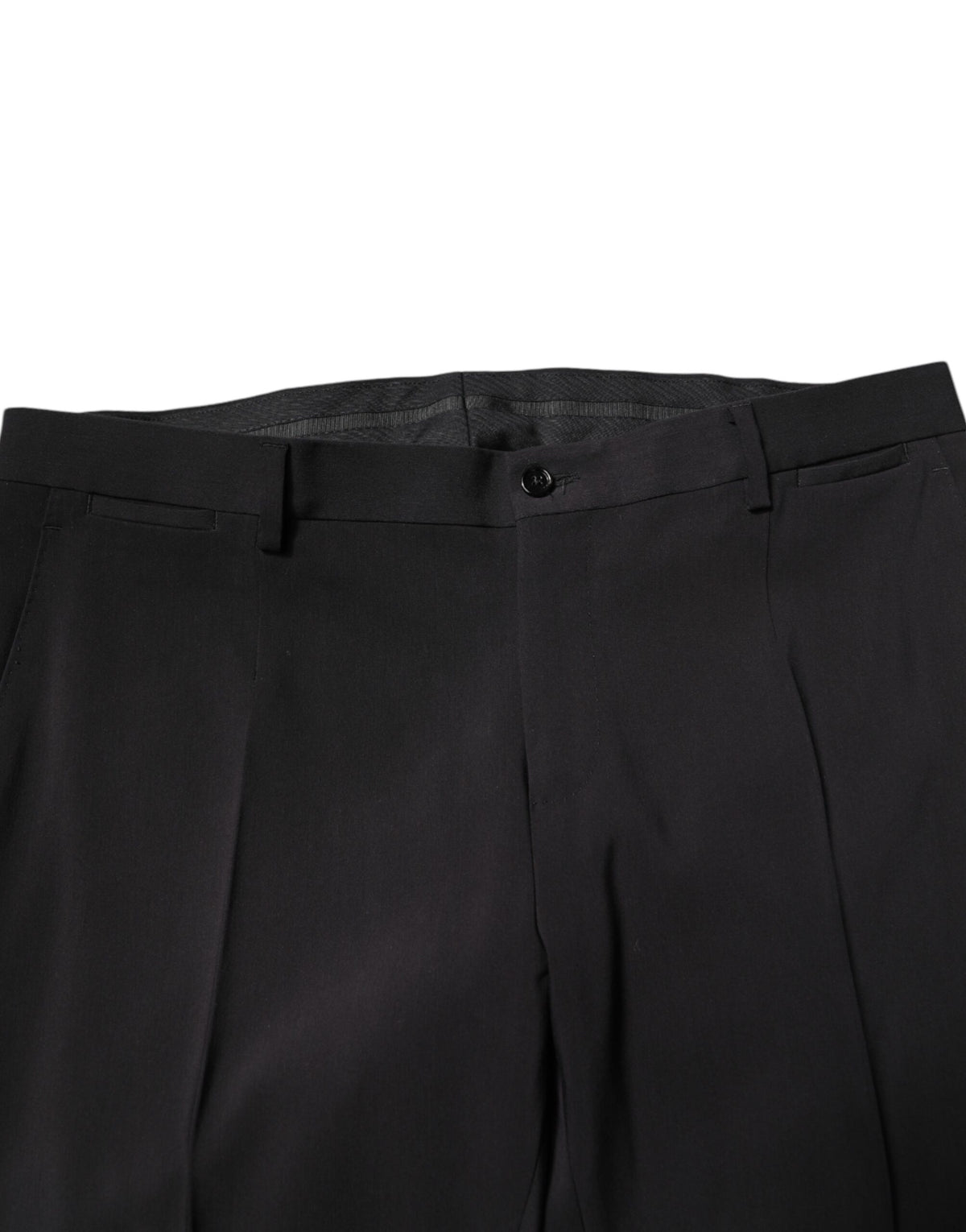 Pre-Owned Dolce & Gabbana Black Cotton Single Breasted 2 Piece Suit Men's - Very Good