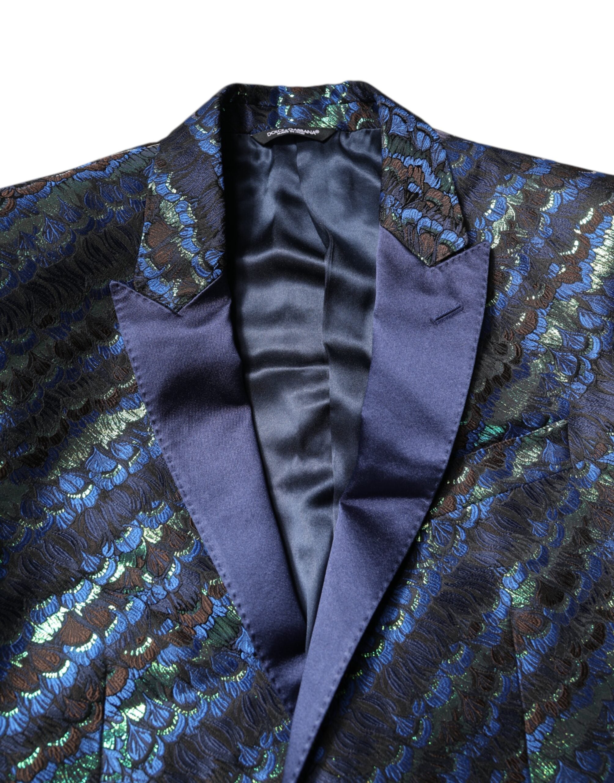 New Dolce & Gabbana Jacquard 2 Piece Suit