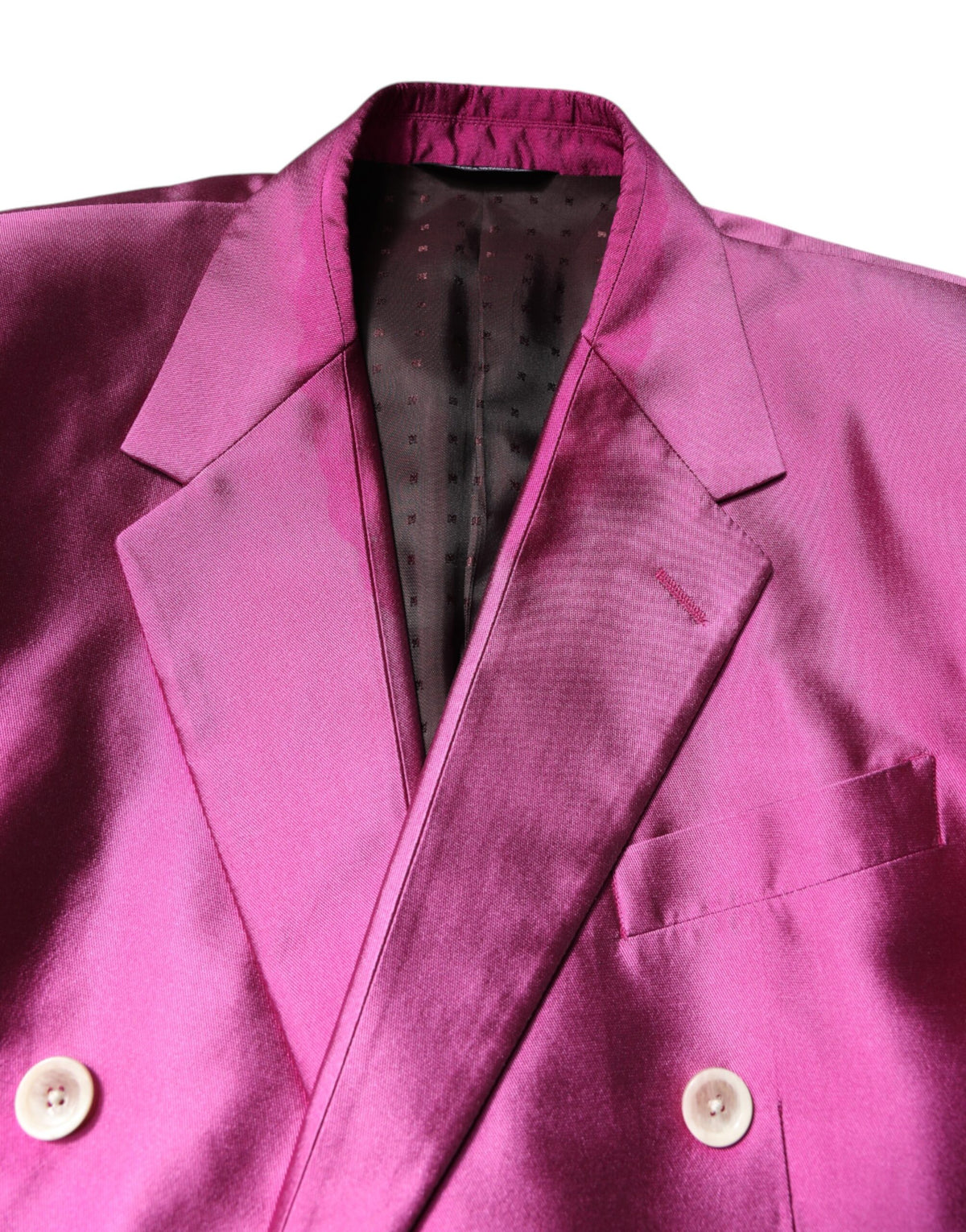Pre-Owned Dolce & Gabbana Pink SICILIA Double Breasted 3 Piece Suit Men's - New with Defect