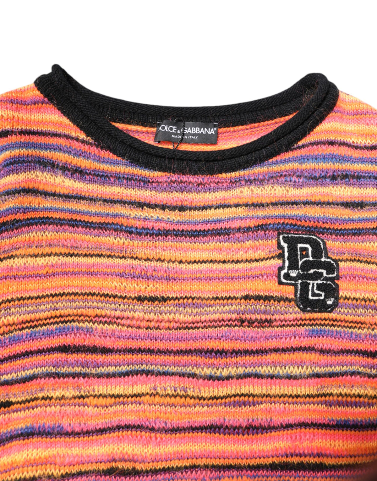 New Dolce & Gabbana Wool DGLogo Knit Pullover Sweater