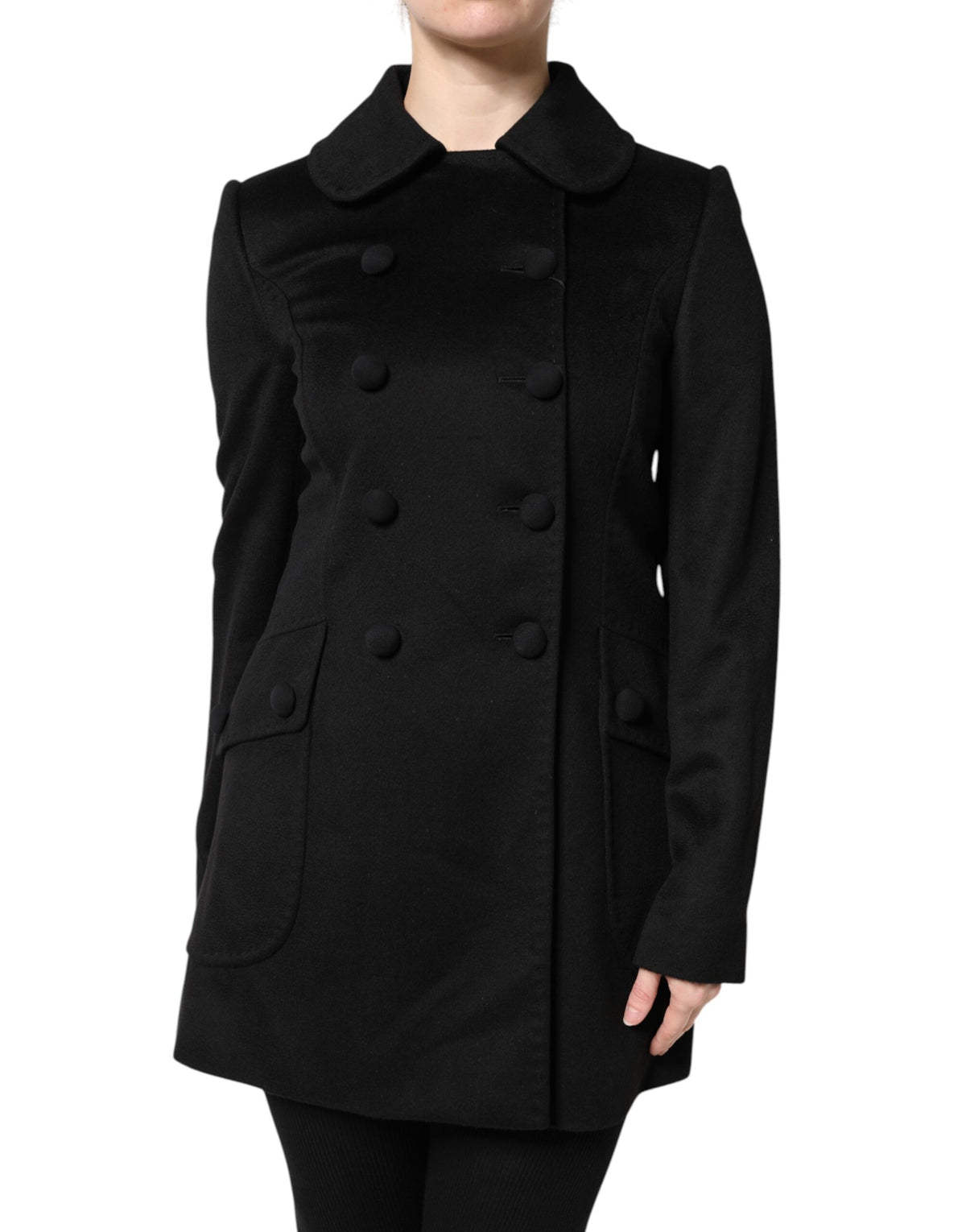 New Dolce & Gabbana Black Wool Sartoria Italiano Blazer Jacket