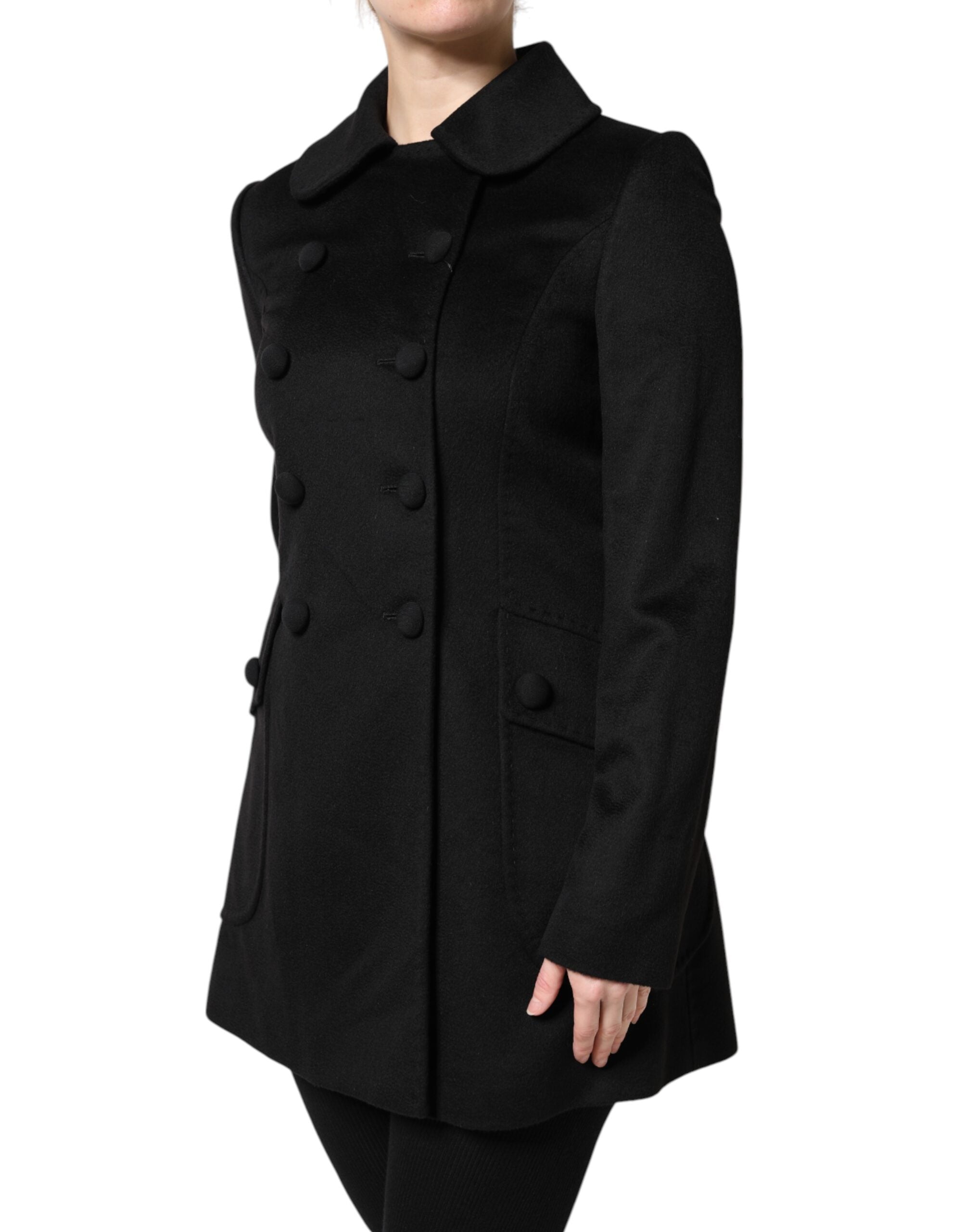 New Dolce & Gabbana Black Wool Sartoria Italiano Blazer Jacket