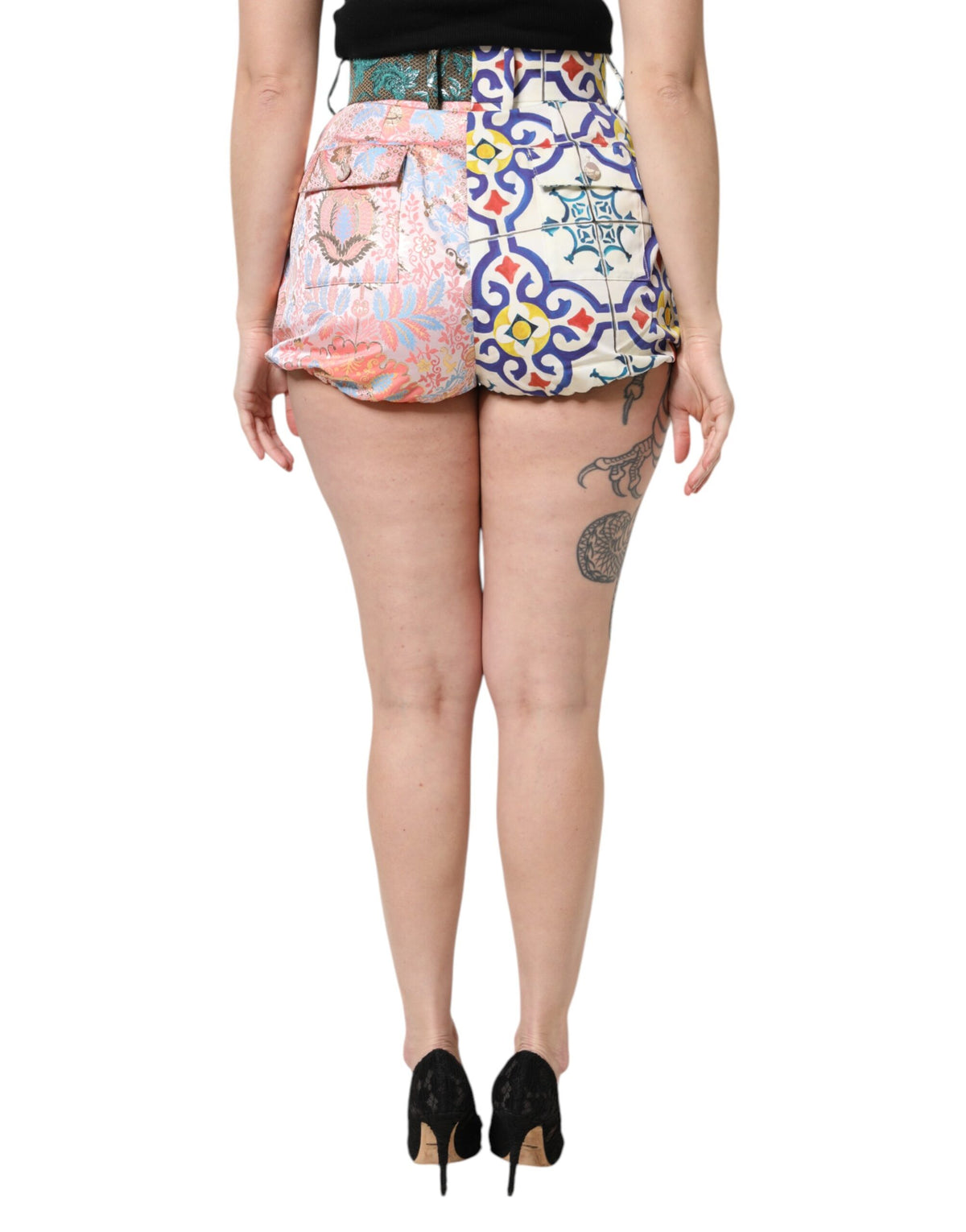 Dolce & Gabbana High Waist Women Hot Pants Shorts