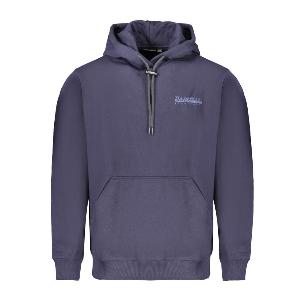 New Napapijri Blue Cotton Men Sweater